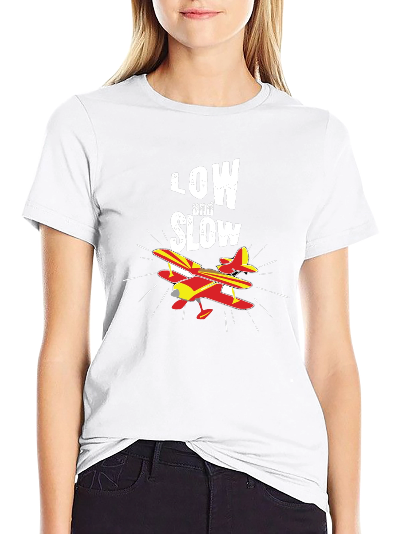 Low and Slow Airplane T-Shirt