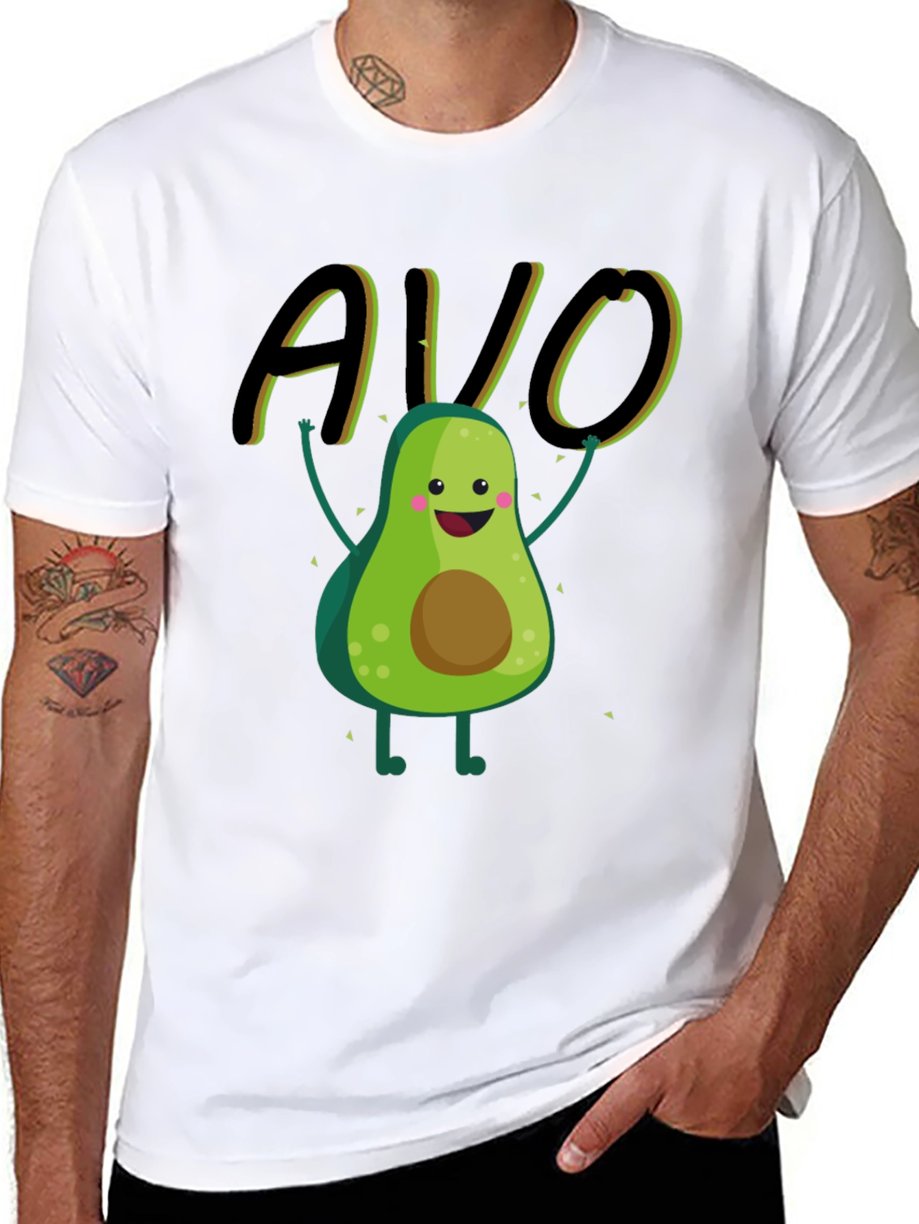 Cute Avocado Graphic Tee - Avo-good Time!