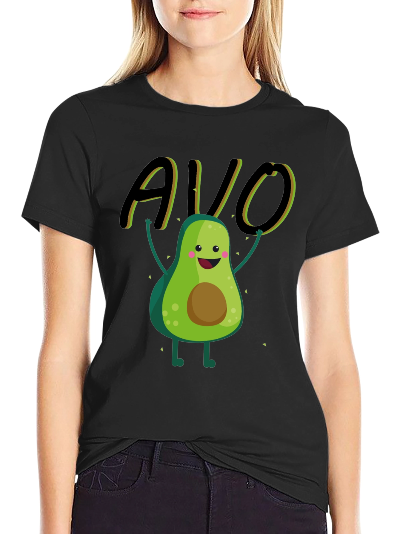 Cute Avocado Graphic Tee - Avo-good Time!