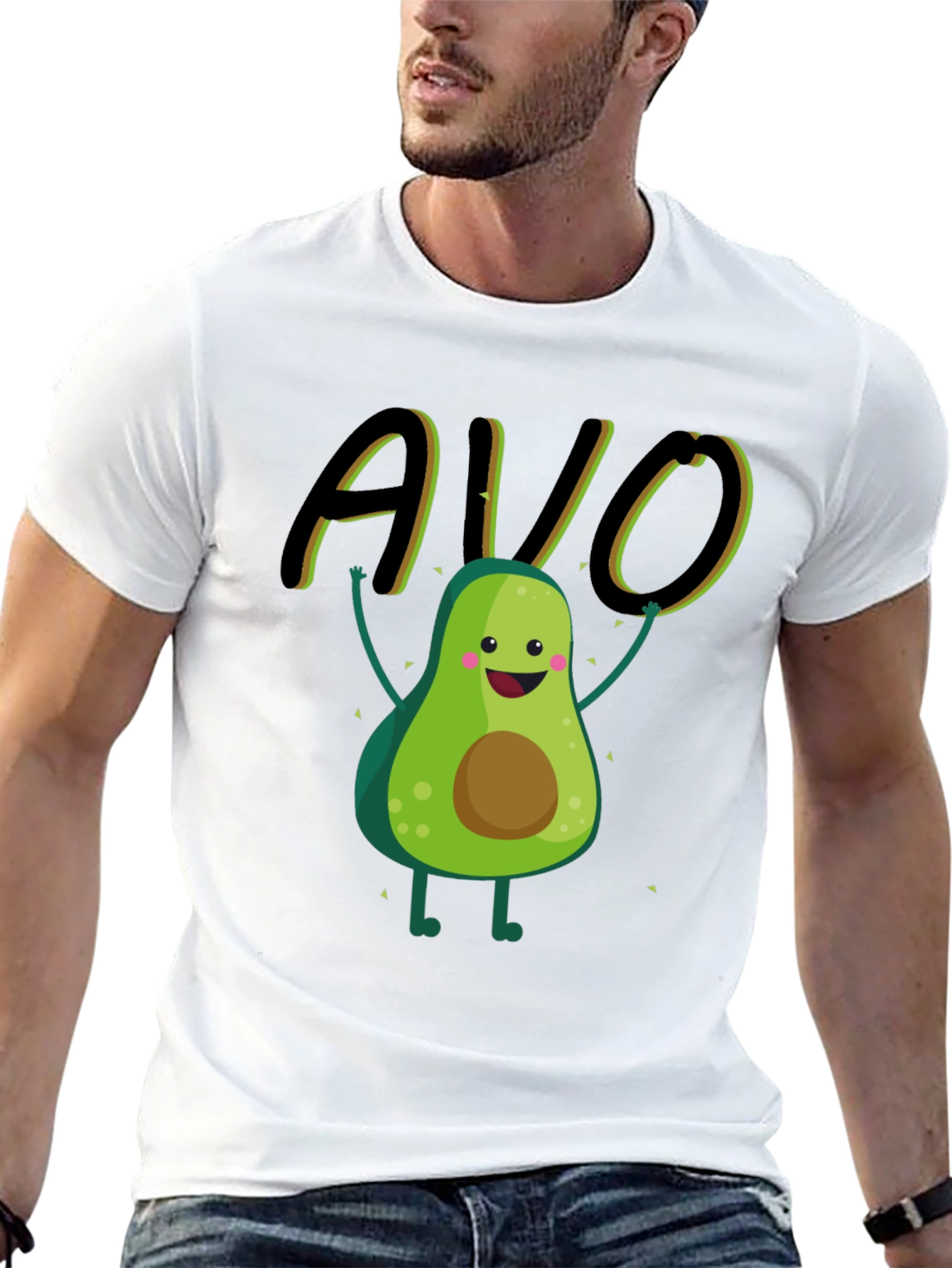 Cute Avocado Graphic Tee - Avo-good Time!