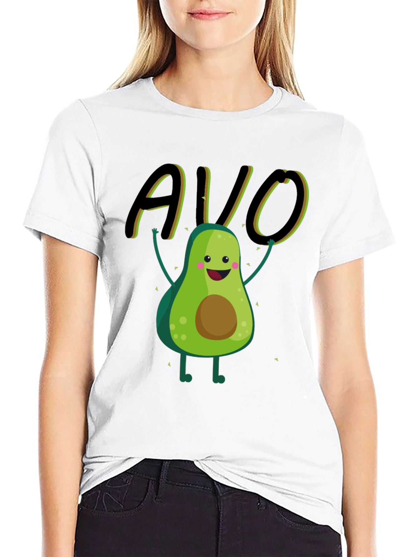 Cute Avocado Graphic Tee - Avo-good Time!