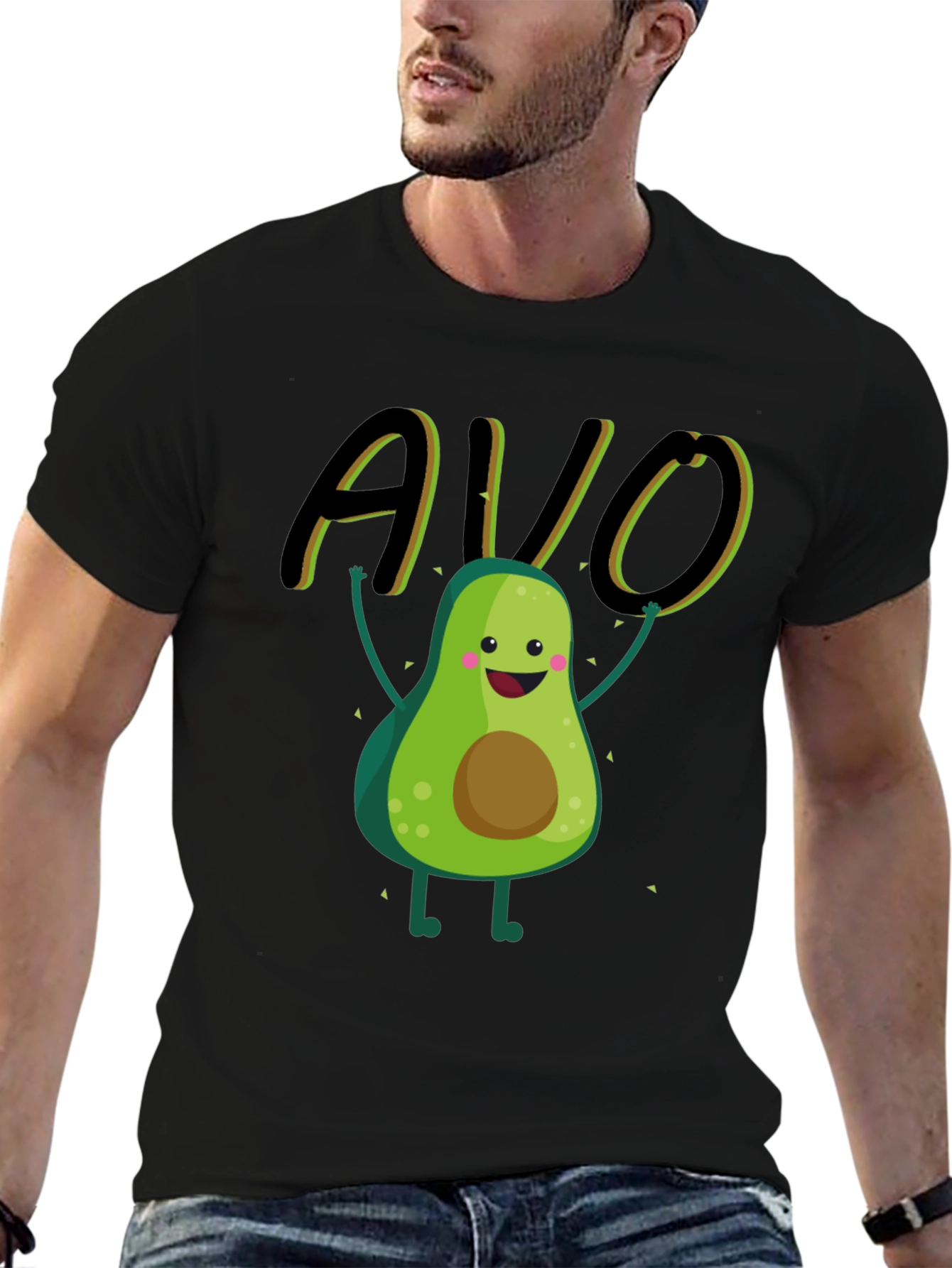 Cute Avocado Graphic Tee - Avo-good Time!