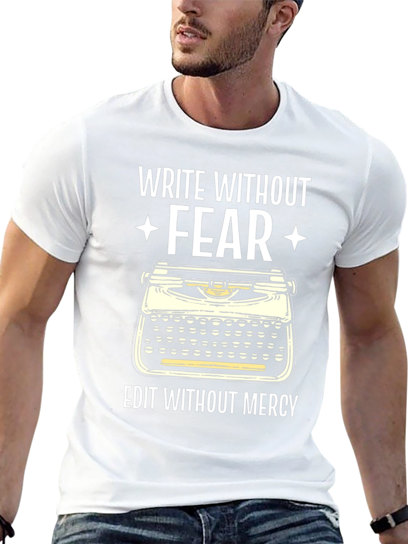 Write Without Fear Graphic Tee