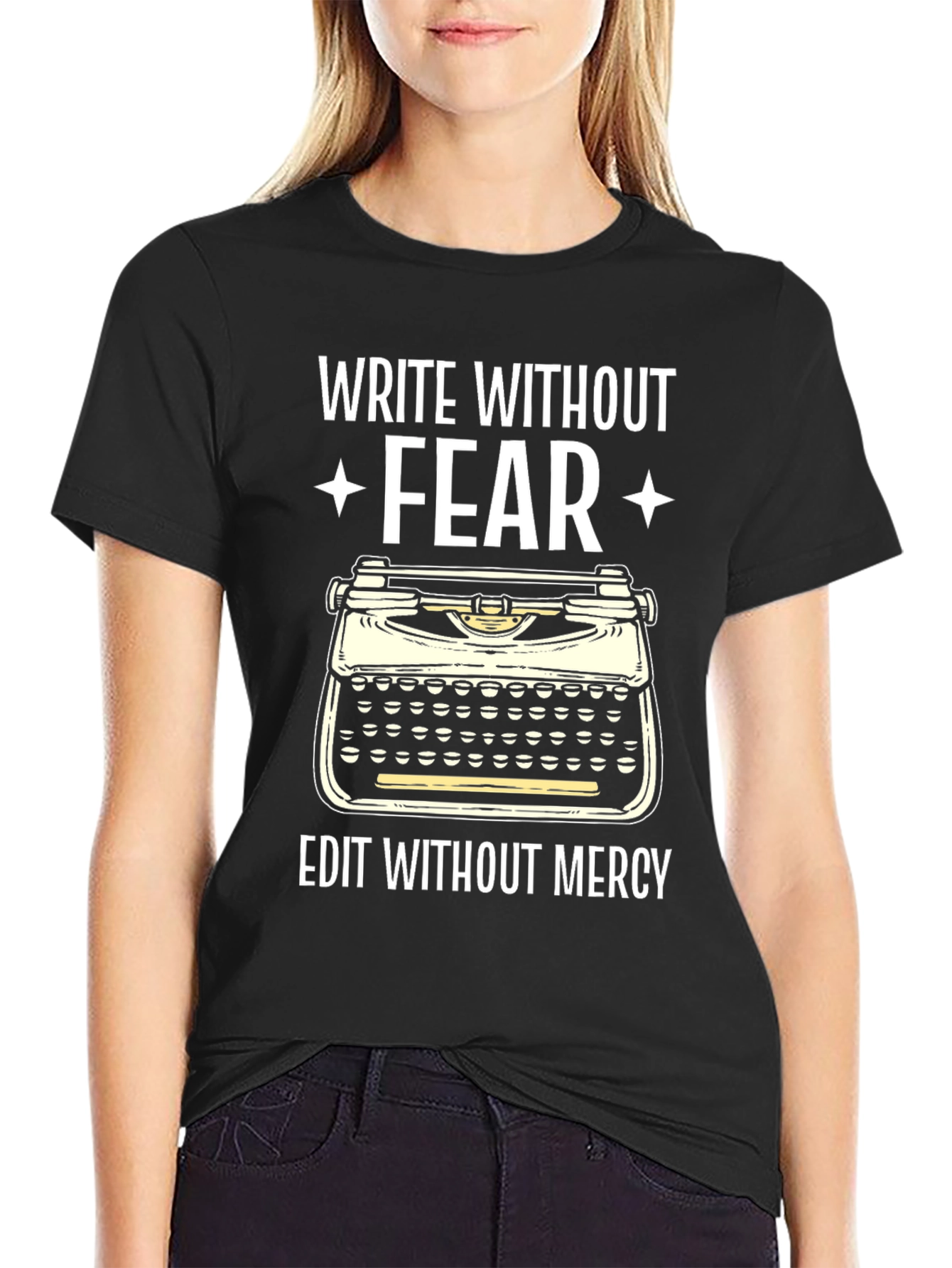 Write Without Fear Graphic Tee