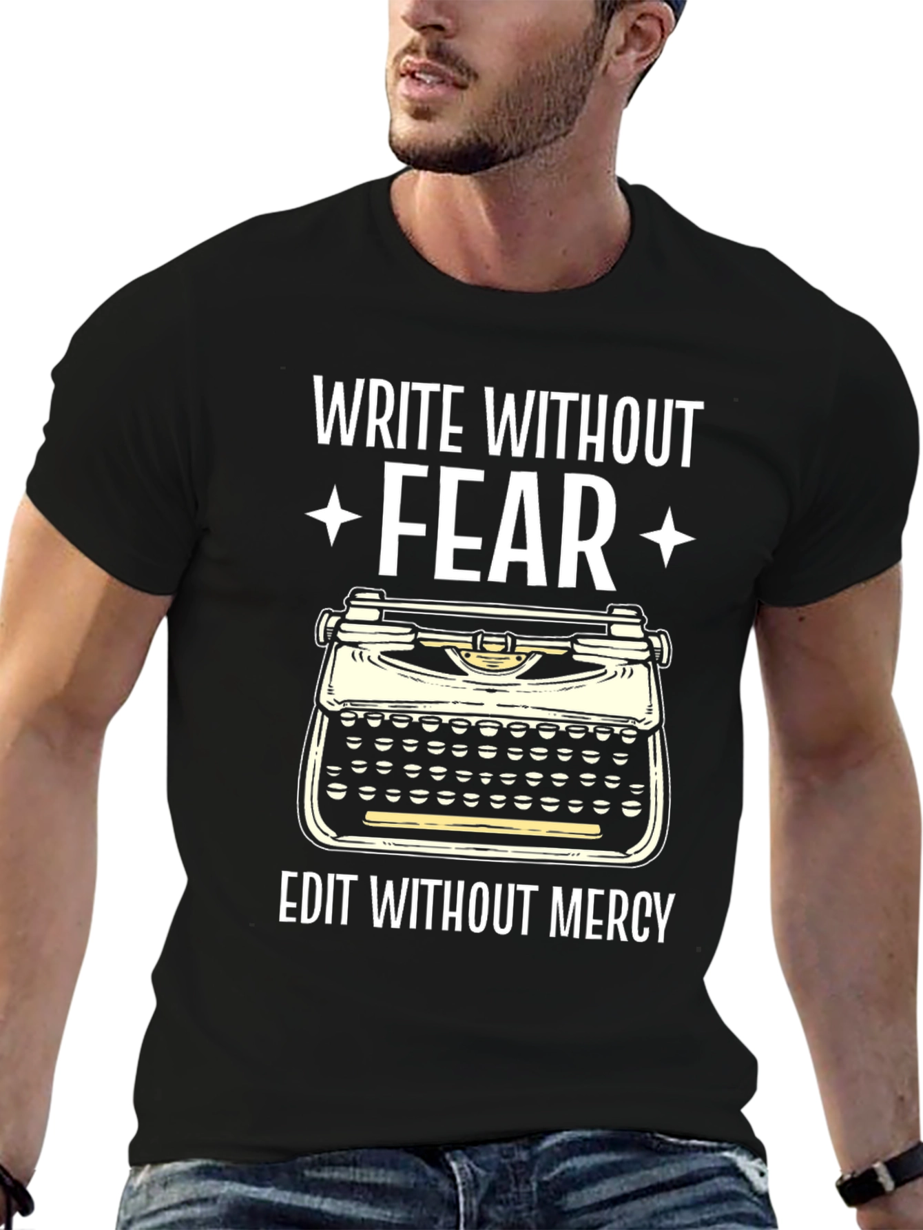 Write Without Fear Graphic Tee