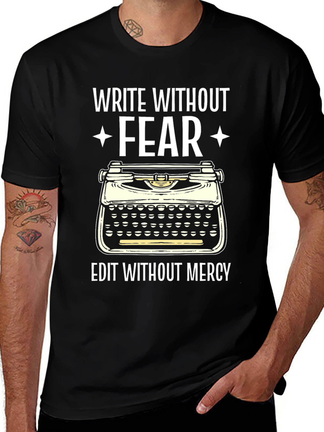 Write Without Fear Graphic Tee