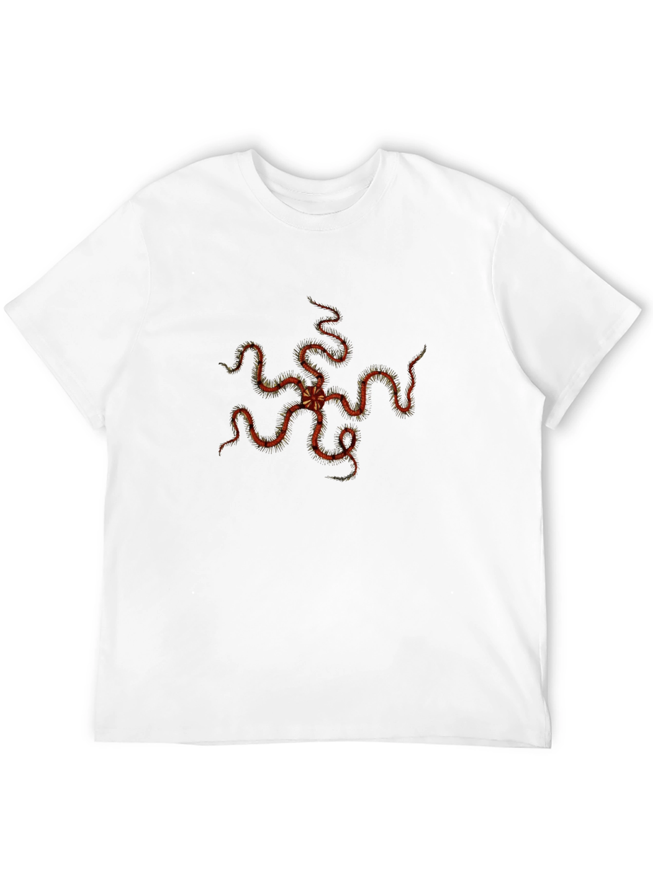 Echinoderm Print Black Tee - Stylish Sea Star T-Shirt