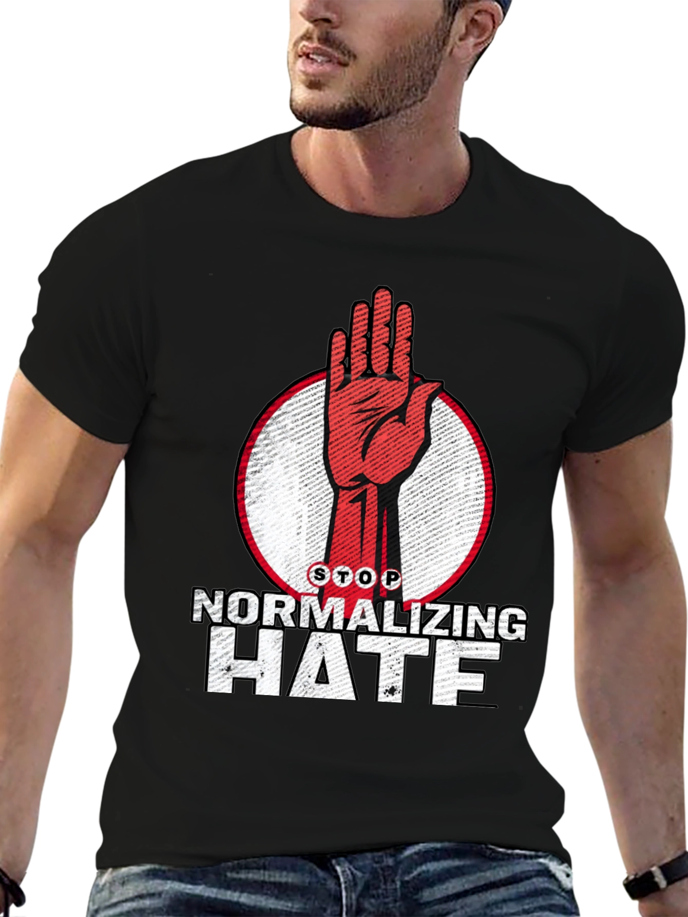 Stop Normalizing Hate Graphic T-Shirt