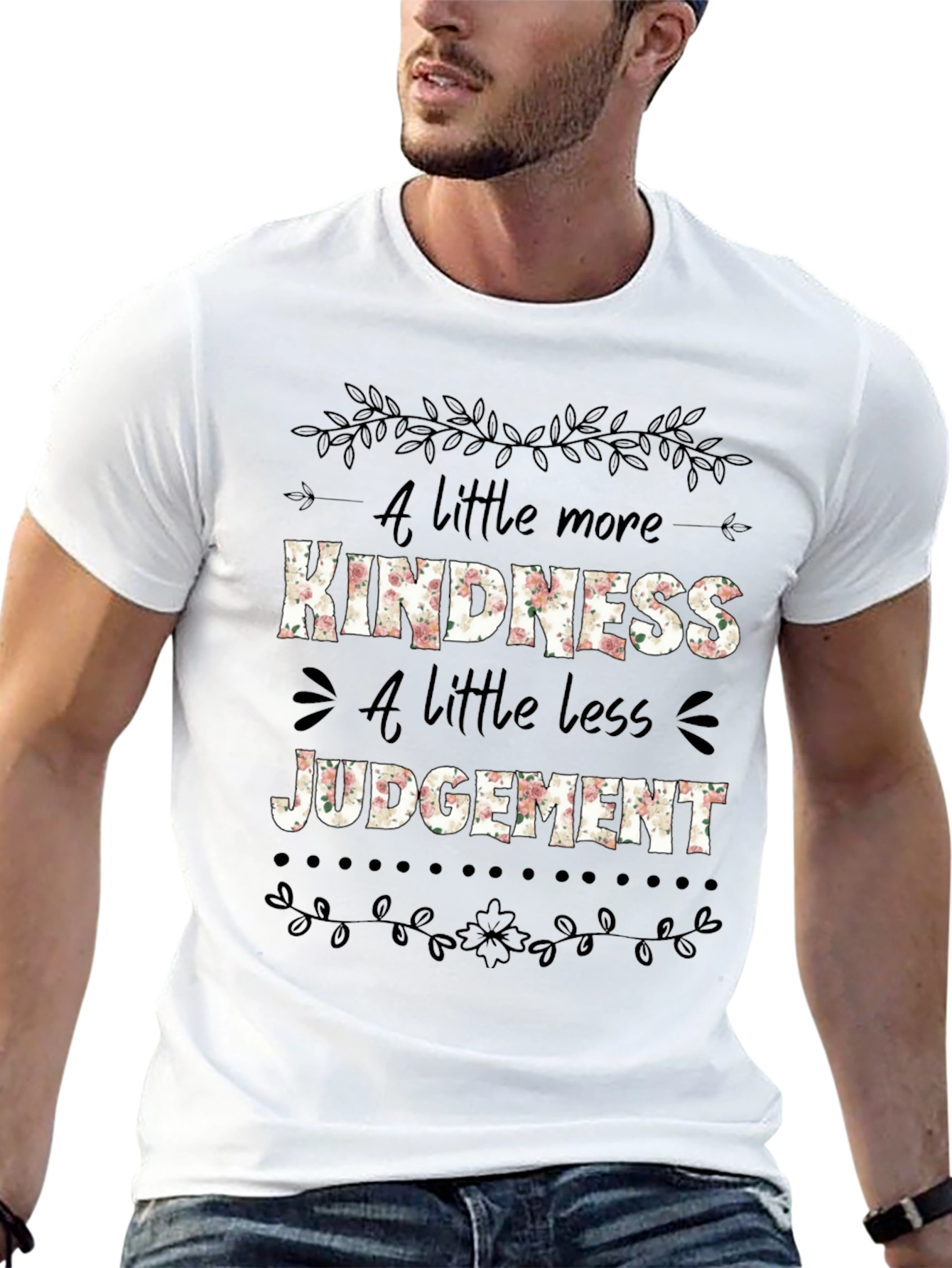 Kindness Judgement Graphic Print T-Shirt