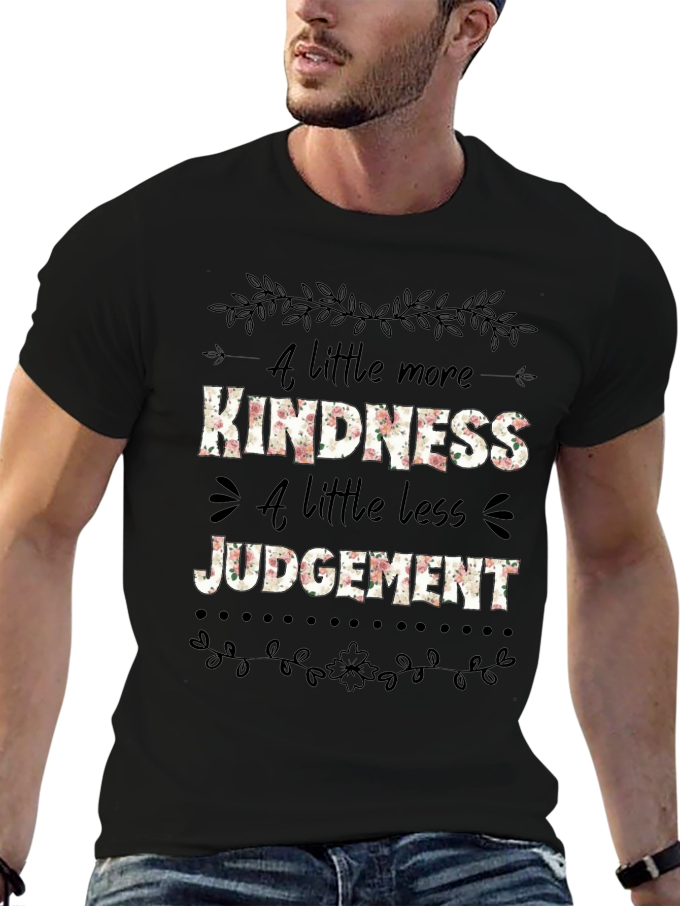 Kindness Judgement Graphic Print T-Shirt