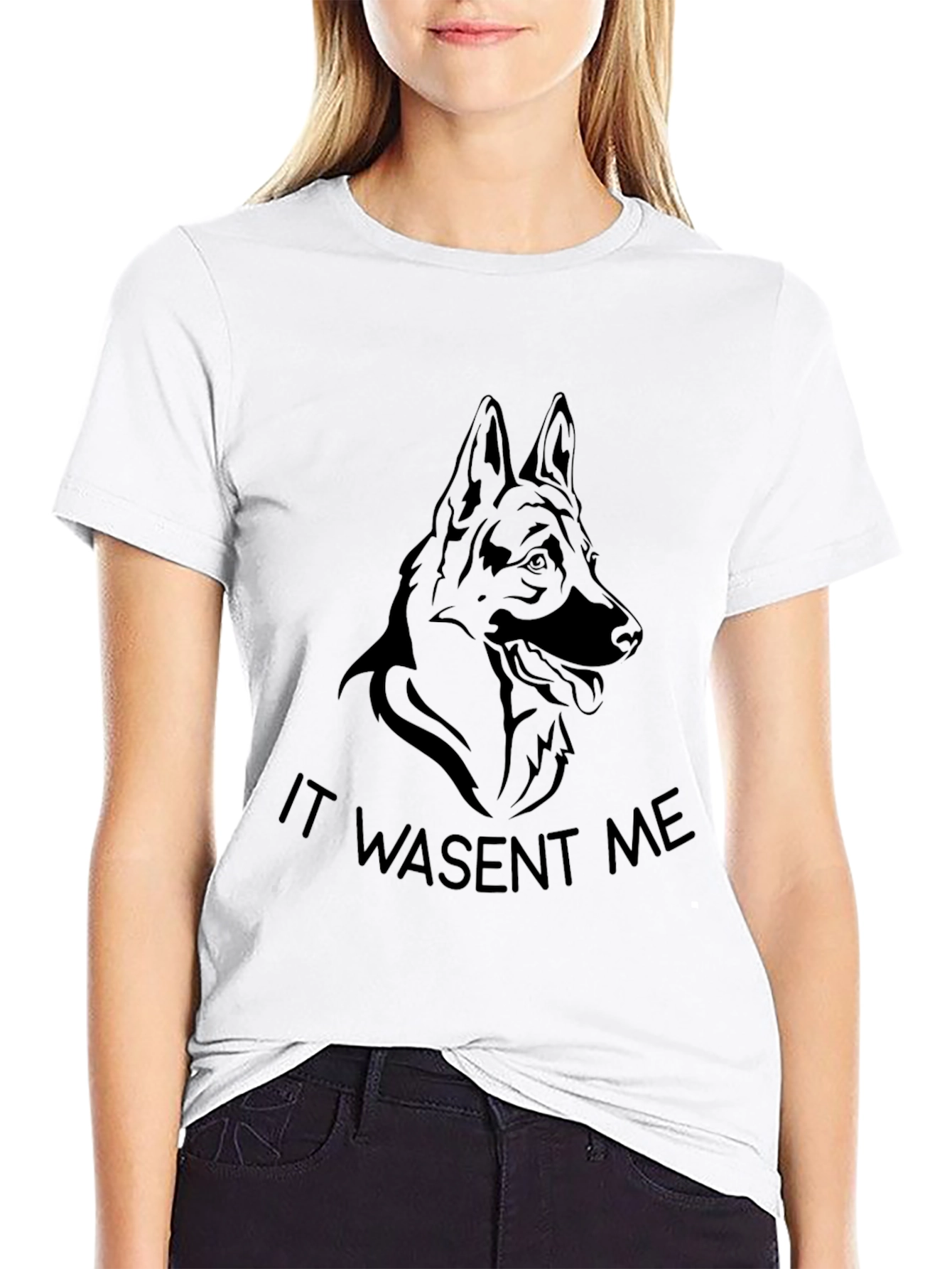 It Wasent Me Dog T-Shirt