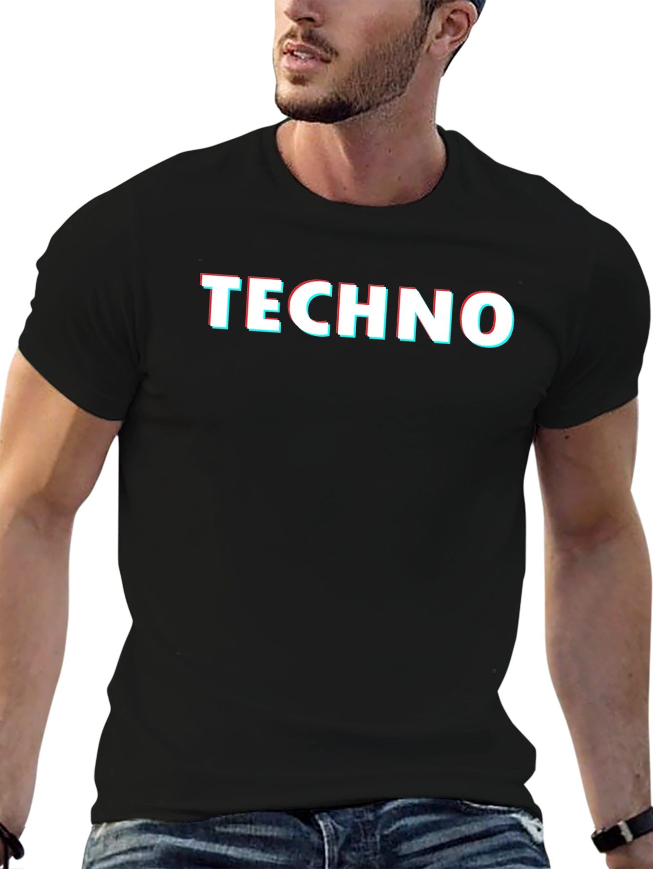 Techno T-Shirt - Bold Graphic Tee