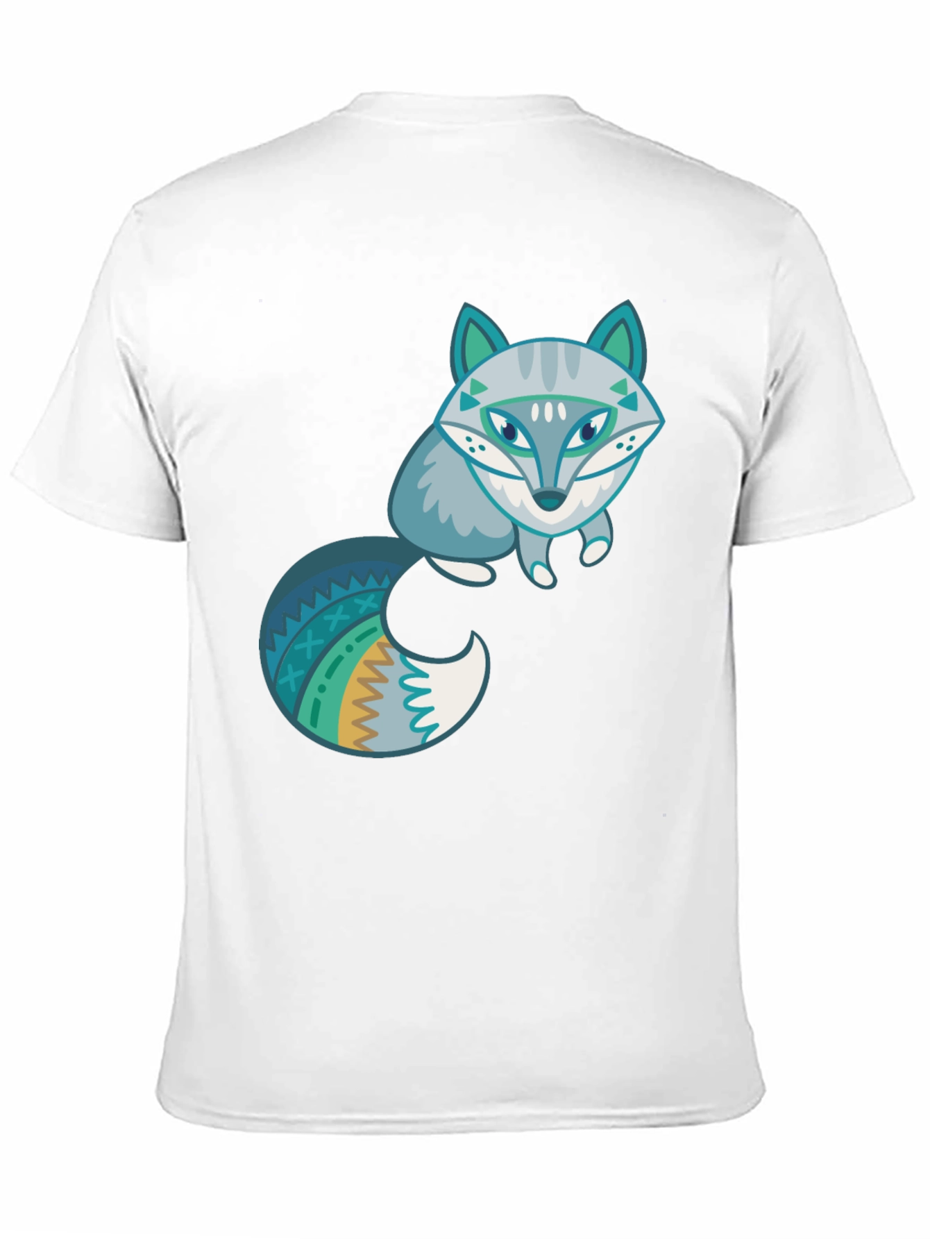Fox Graphic Tee - Stylish Mens Black T-Shirt