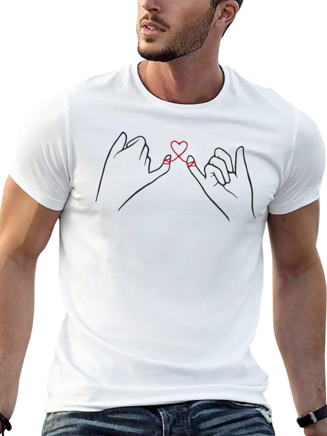 Pinky Promise Heart T-Shirt