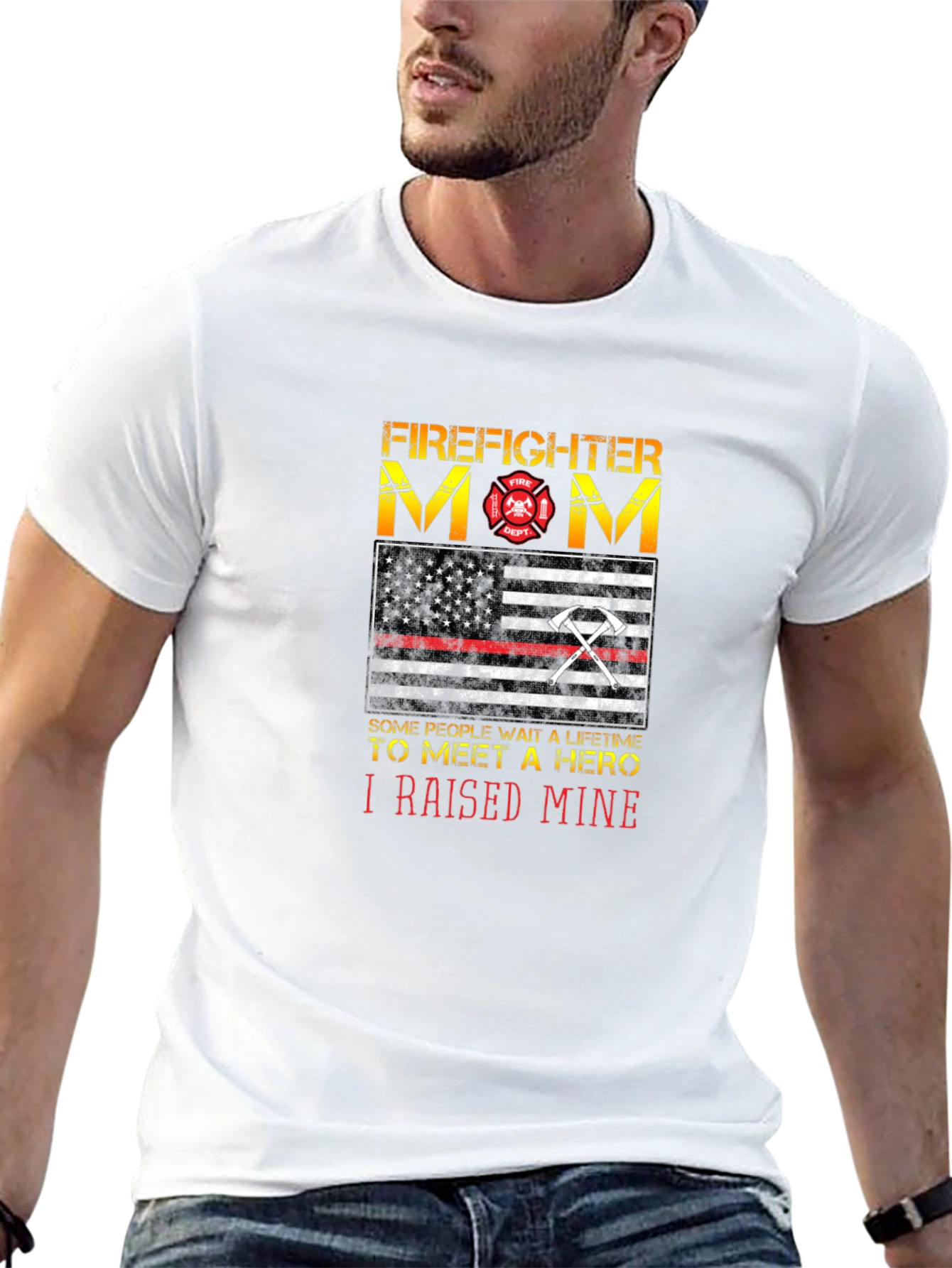 Firefighter Mom Hero T-Shirt