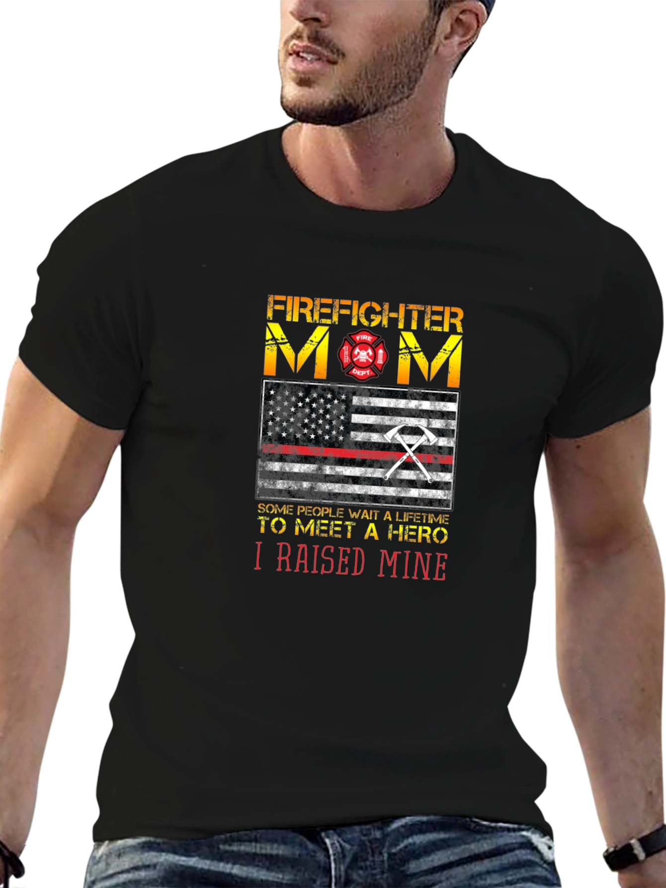 Firefighter Mom Hero T-Shirt