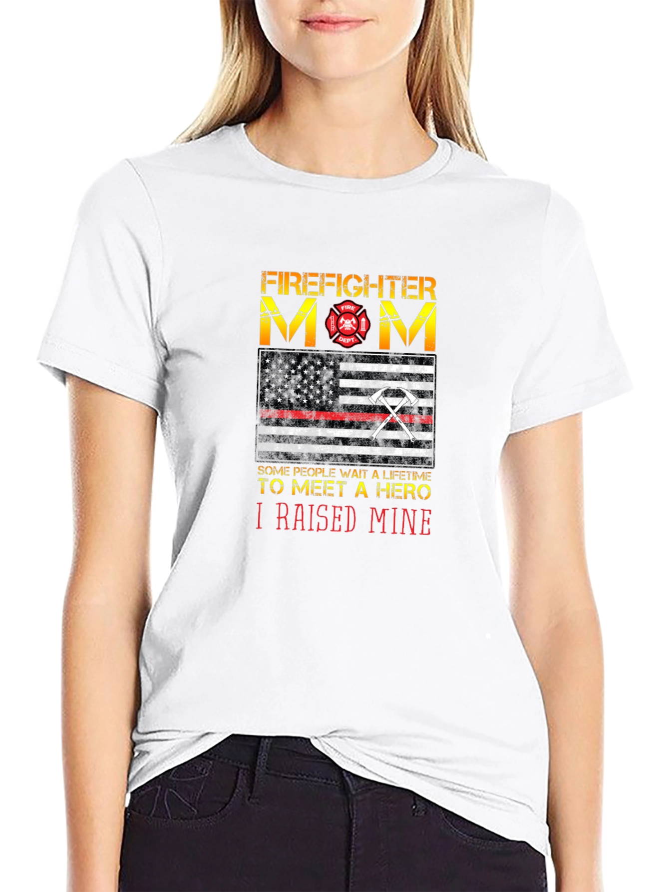 Firefighter Mom Hero T-Shirt