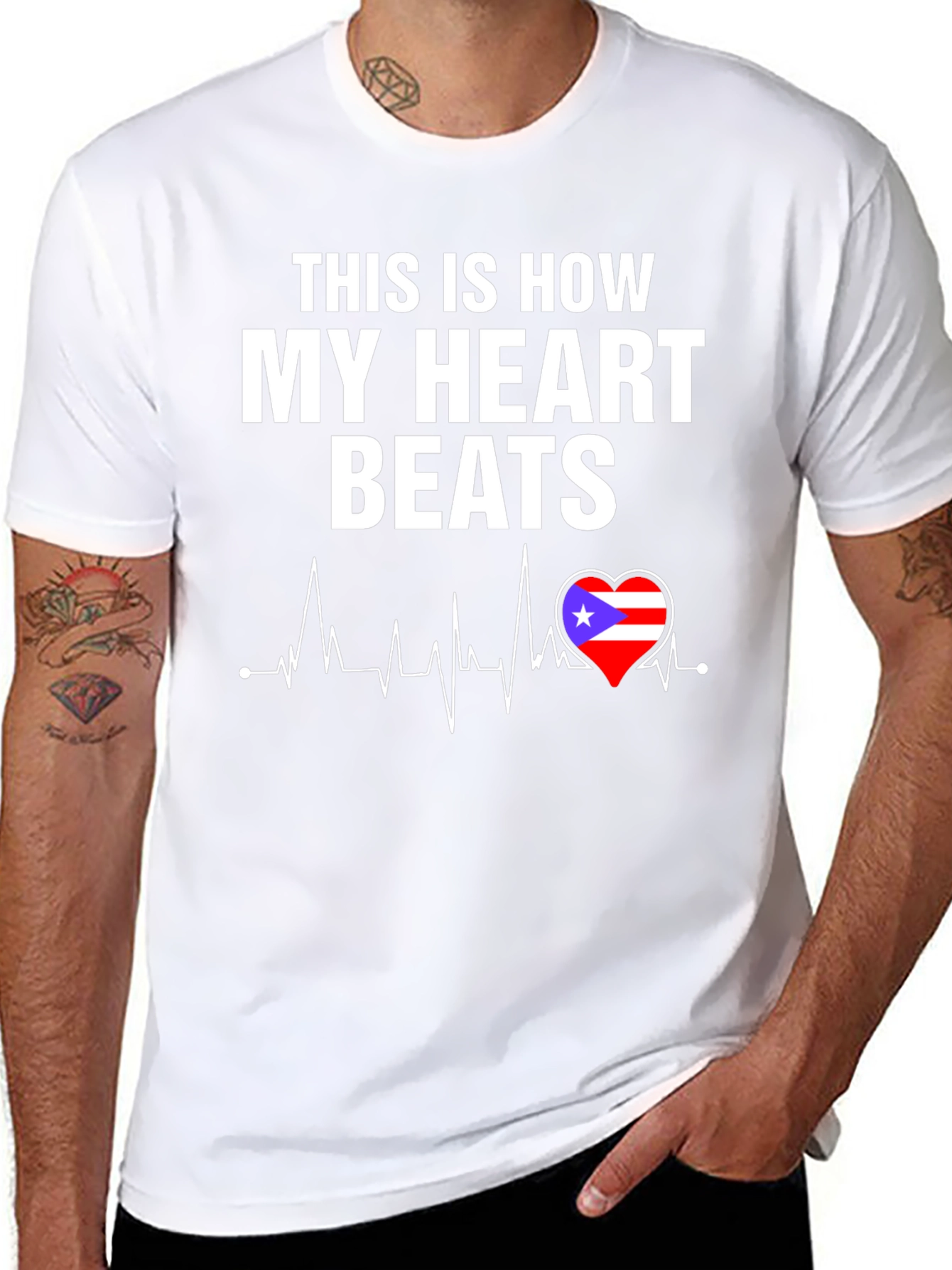 Puerto Rico Heartbeat T-Shirt