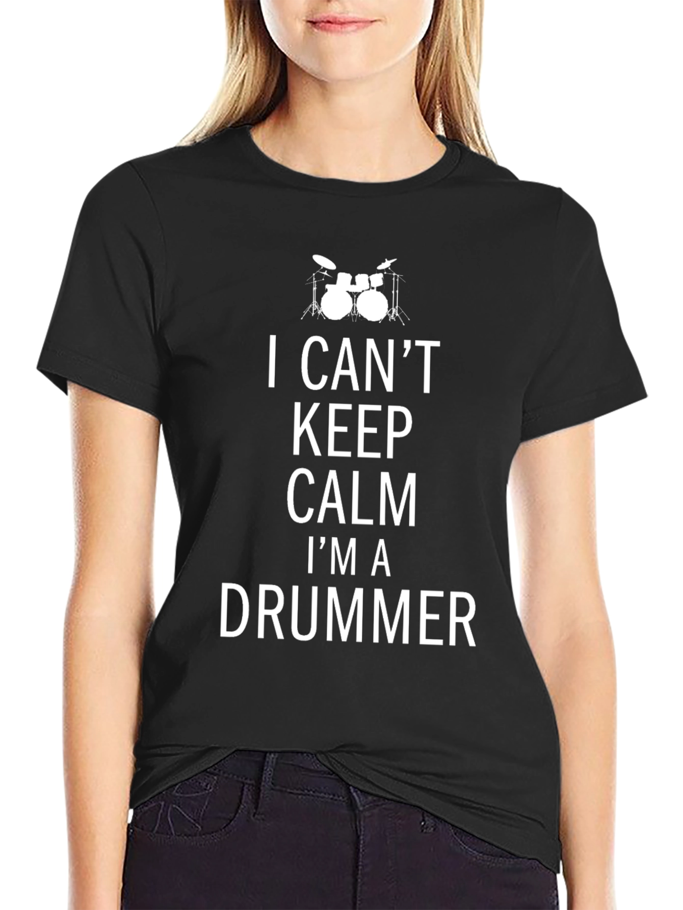 I Cant Keep Calm Im A Drummer T-Shirt