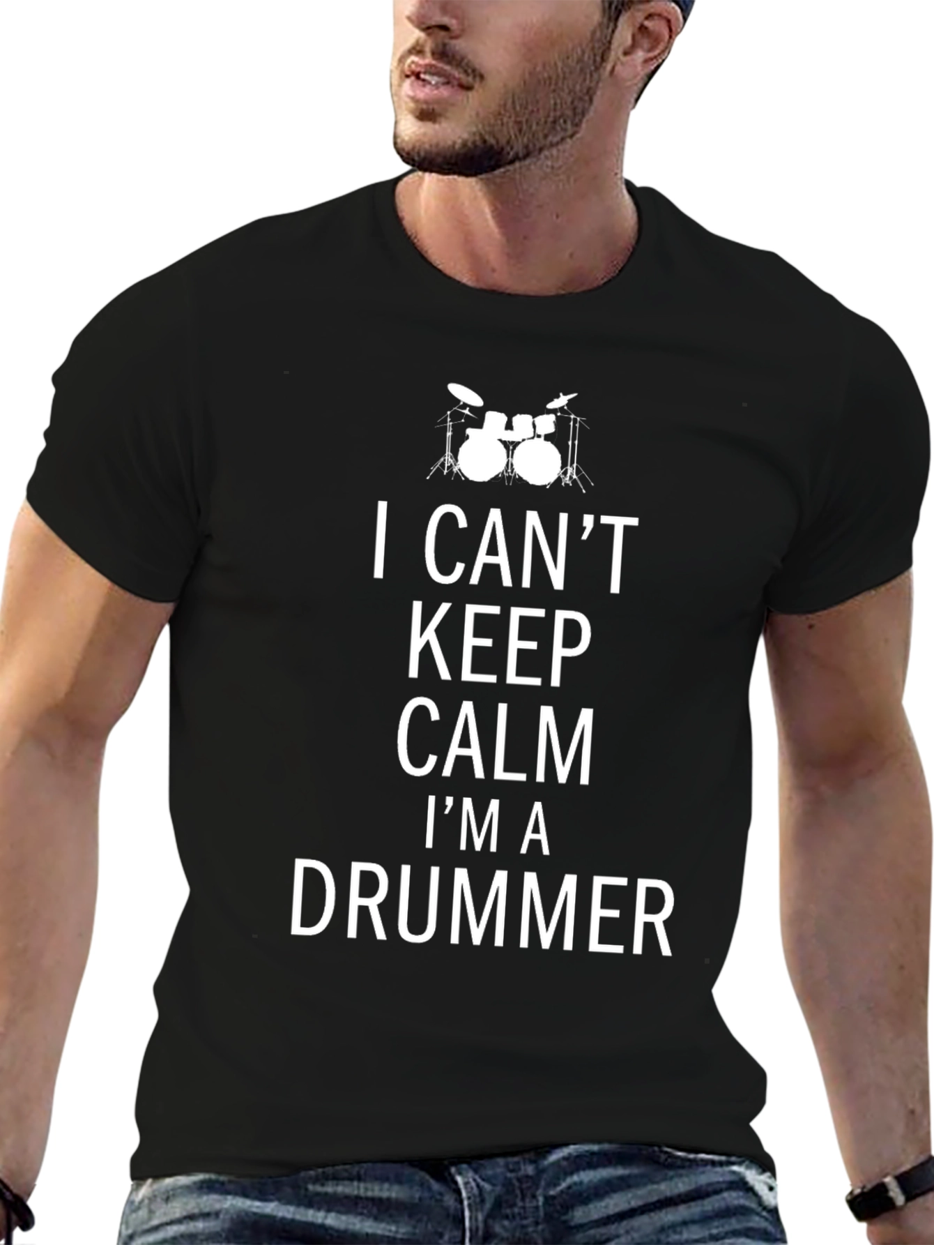 I Cant Keep Calm Im A Drummer T-Shirt