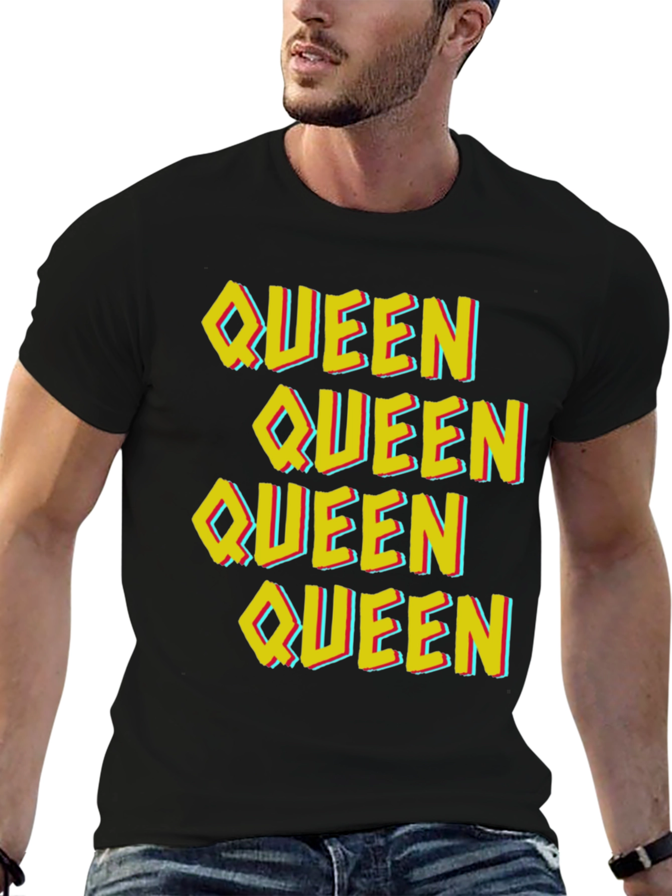 Queen Graphic Tee - Black