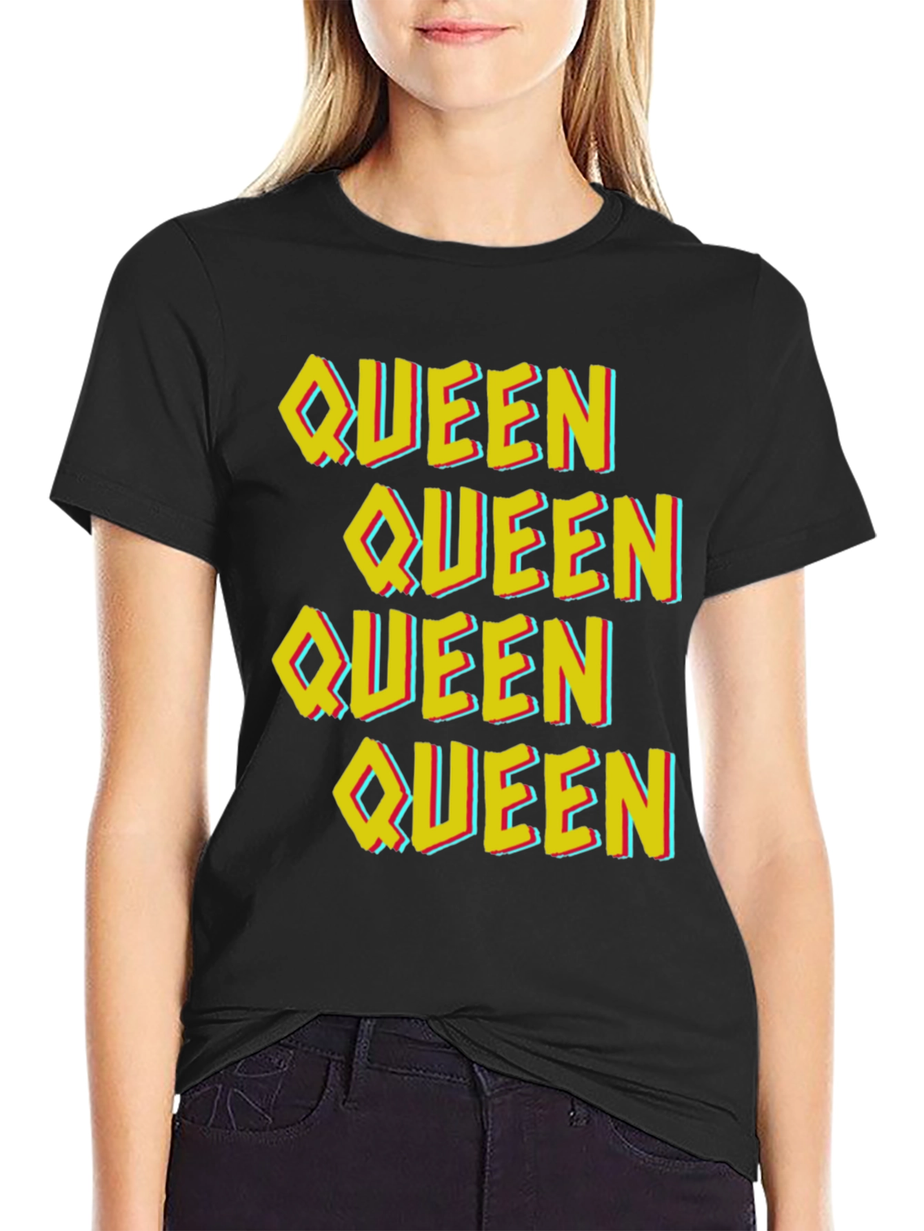 Queen Graphic Tee - Black
