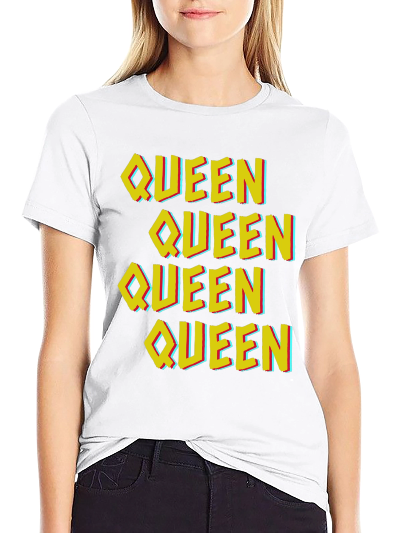 Queen Graphic Tee - Black