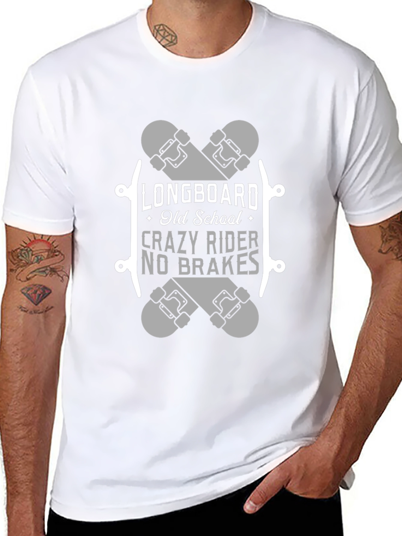 Longboard Crazy Rider Tee