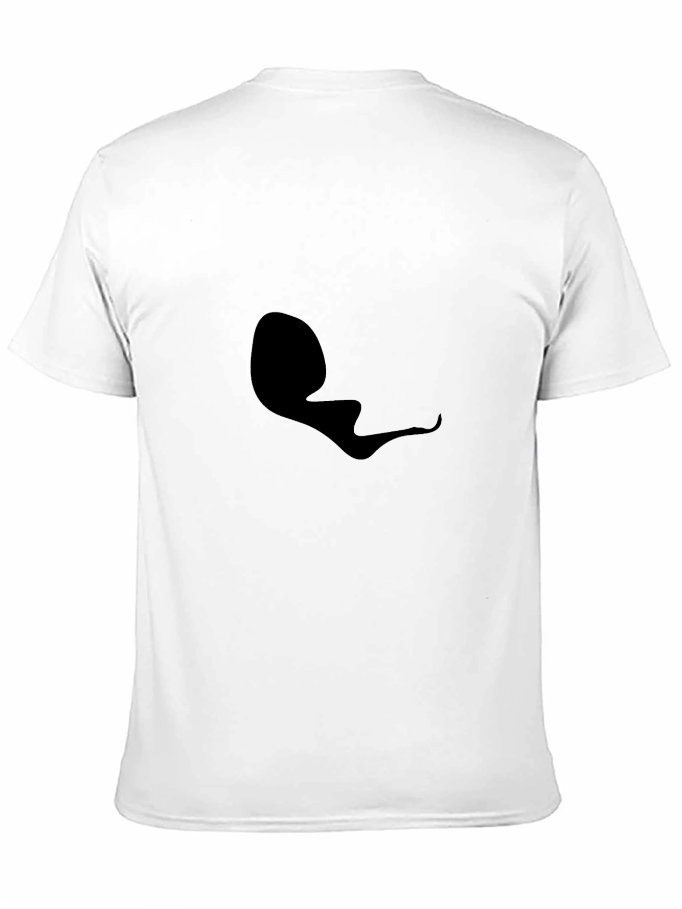 Mens Black Graphic Tee - Casual Style