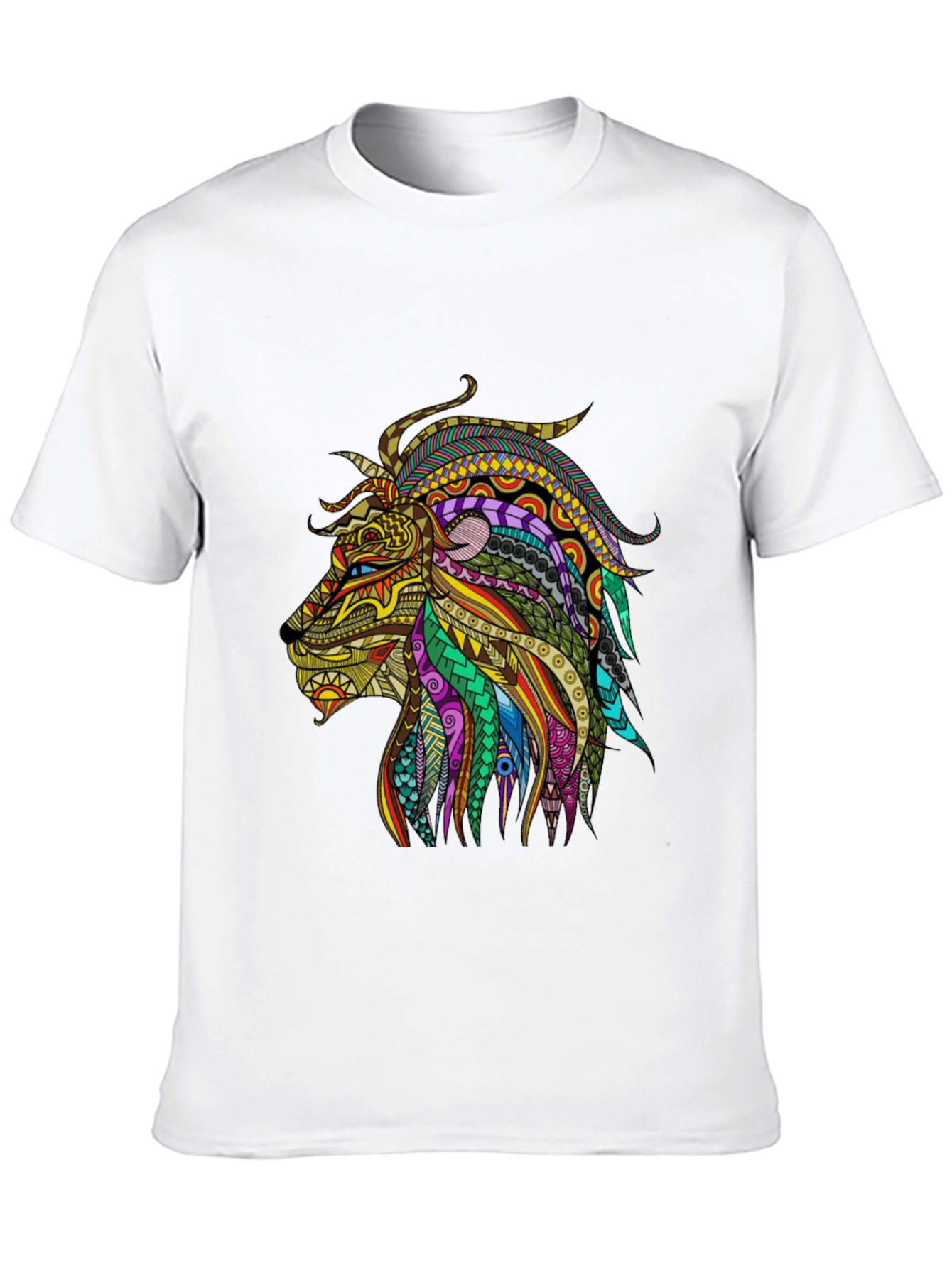 Lion Graphic Black T-Shirt