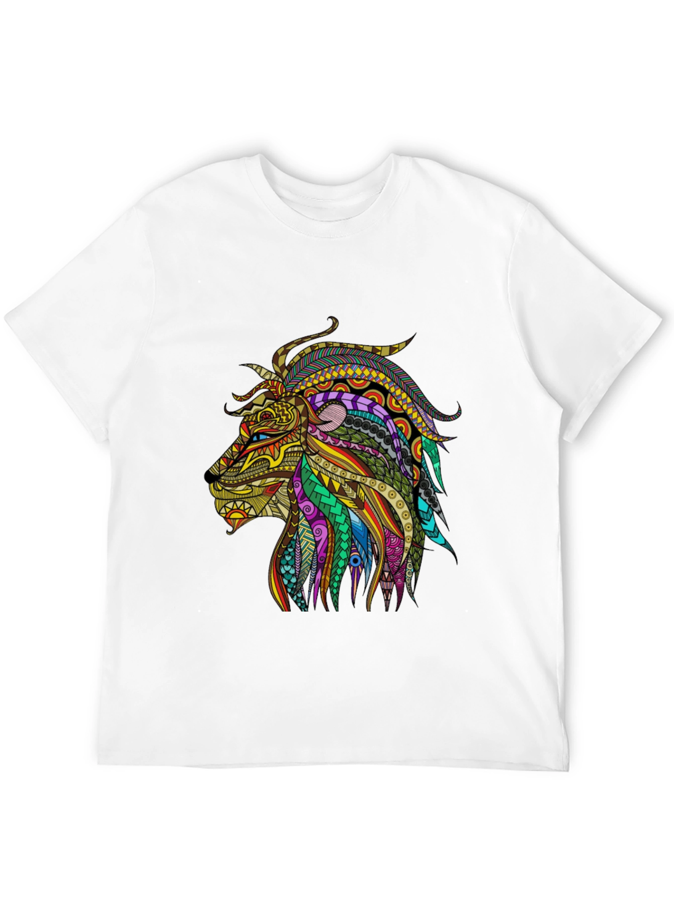Lion Graphic Black T-Shirt