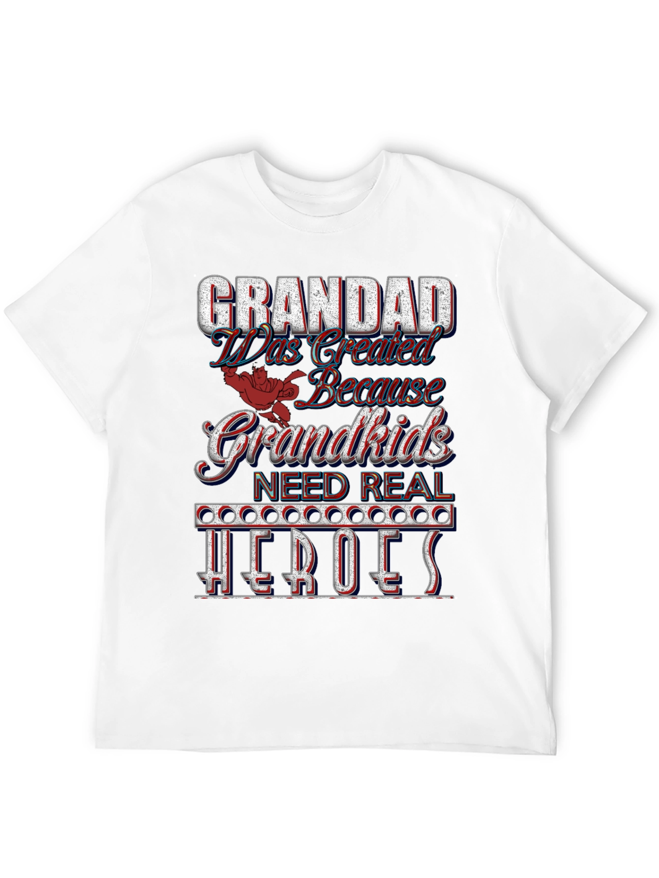 Grandad Hero T-Shirt - Gift for Grandfathers