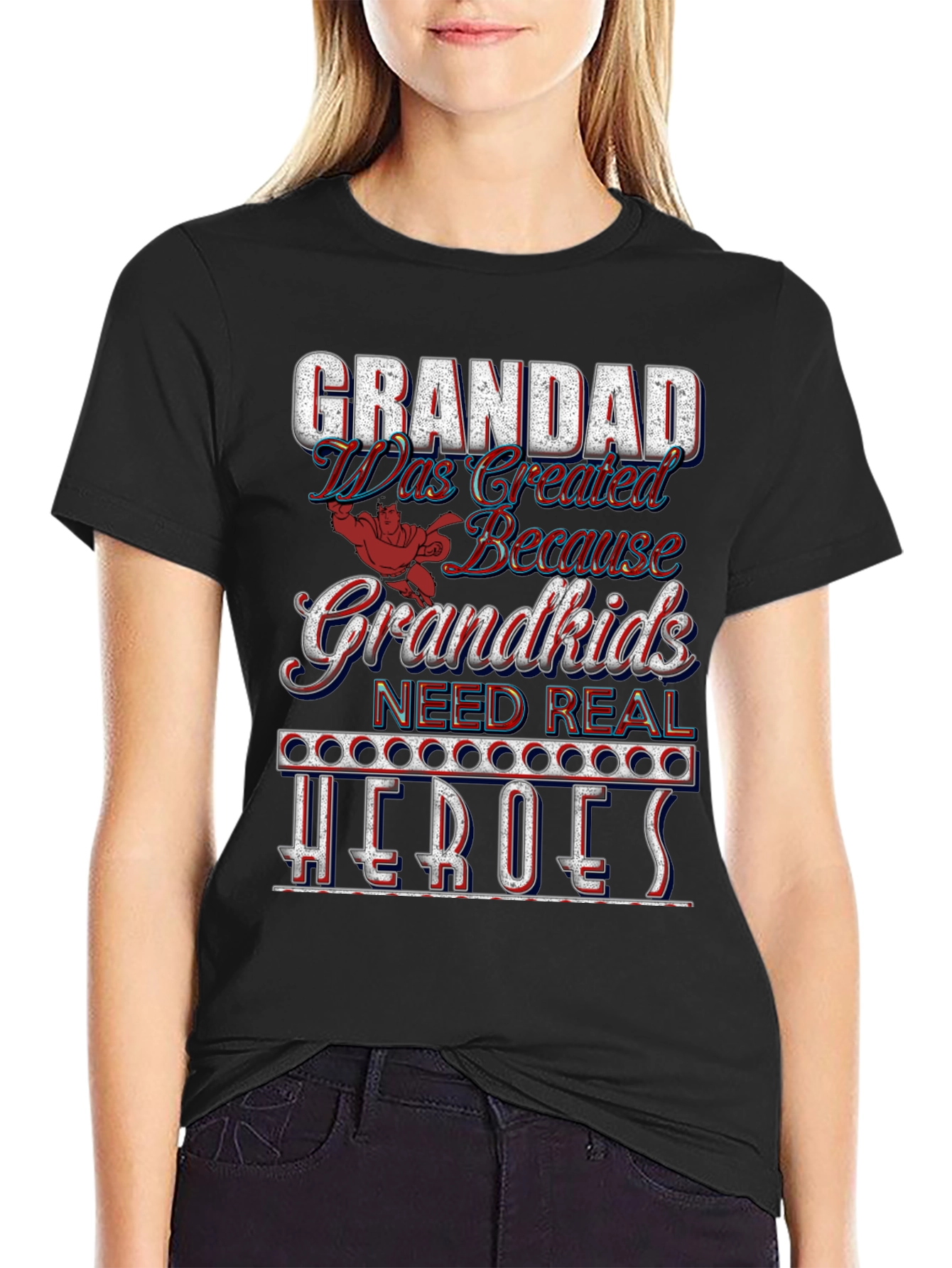 Grandad Hero T-Shirt - Gift for Grandfathers