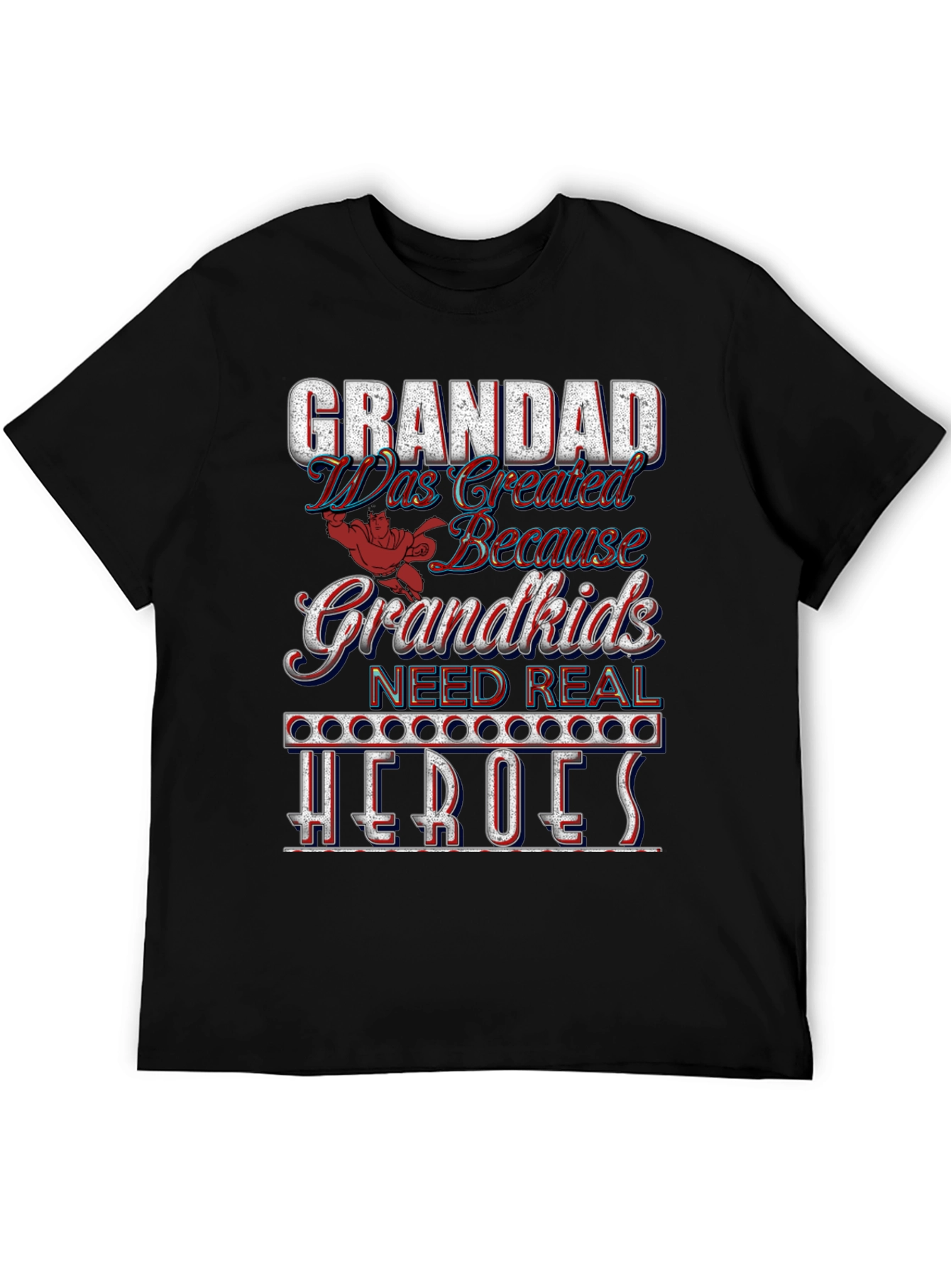 Grandad Hero T-Shirt - Gift for Grandfathers