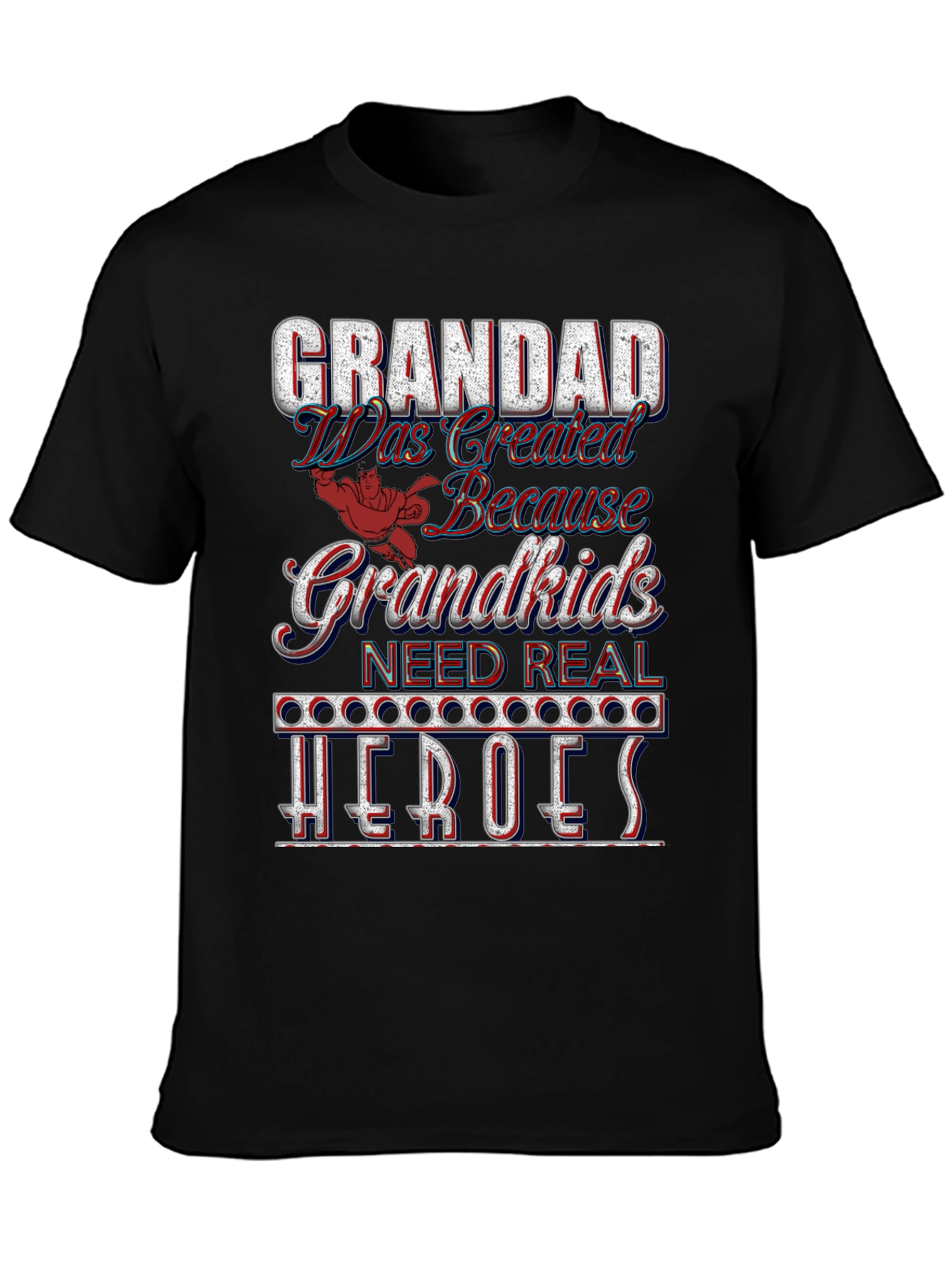 Grandad Hero T-Shirt - Gift for Grandfathers