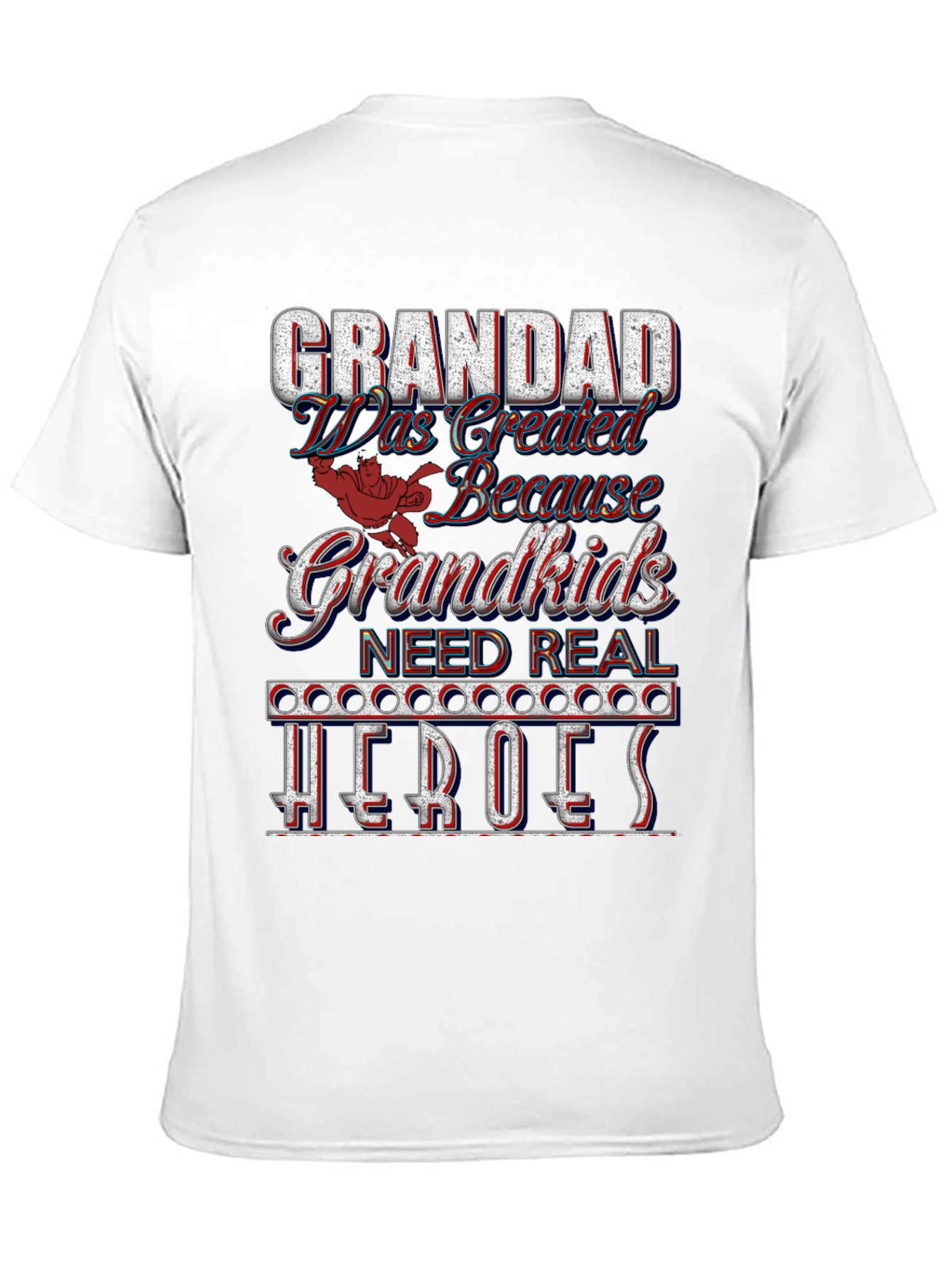 Grandad Hero T-Shirt - Gift for Grandfathers