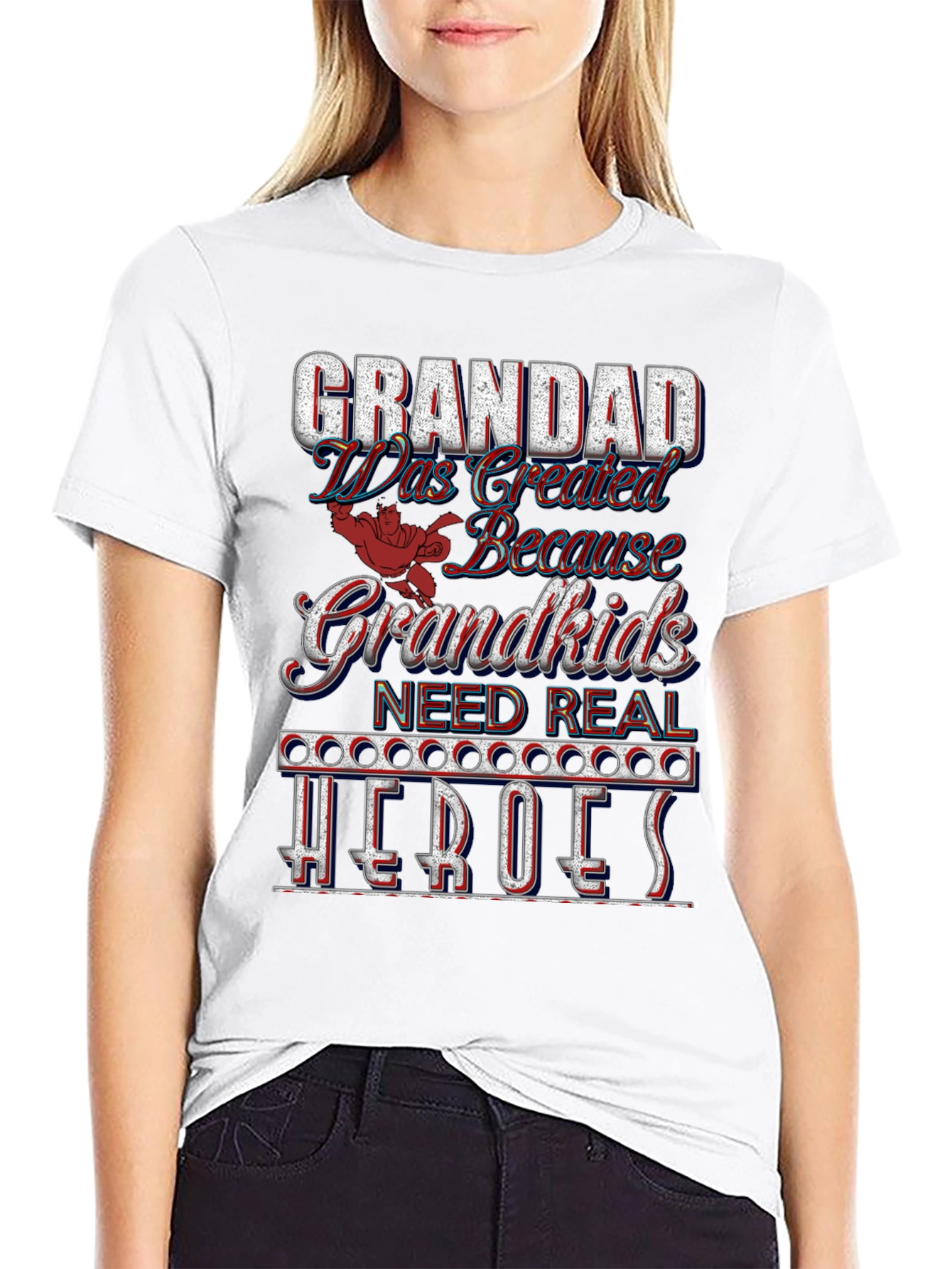 Grandad Hero T-Shirt - Gift for Grandfathers