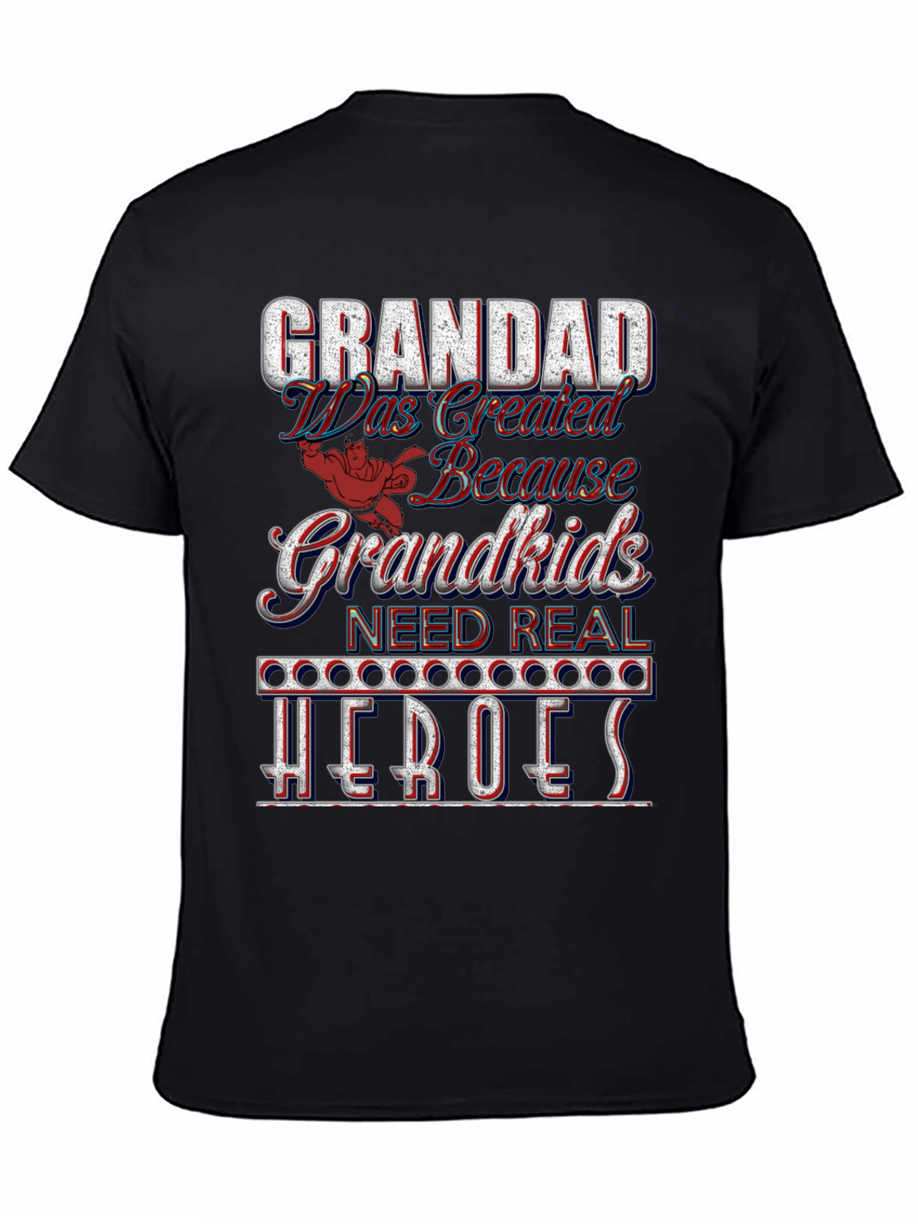 Grandad Hero T-Shirt - Gift for Grandfathers