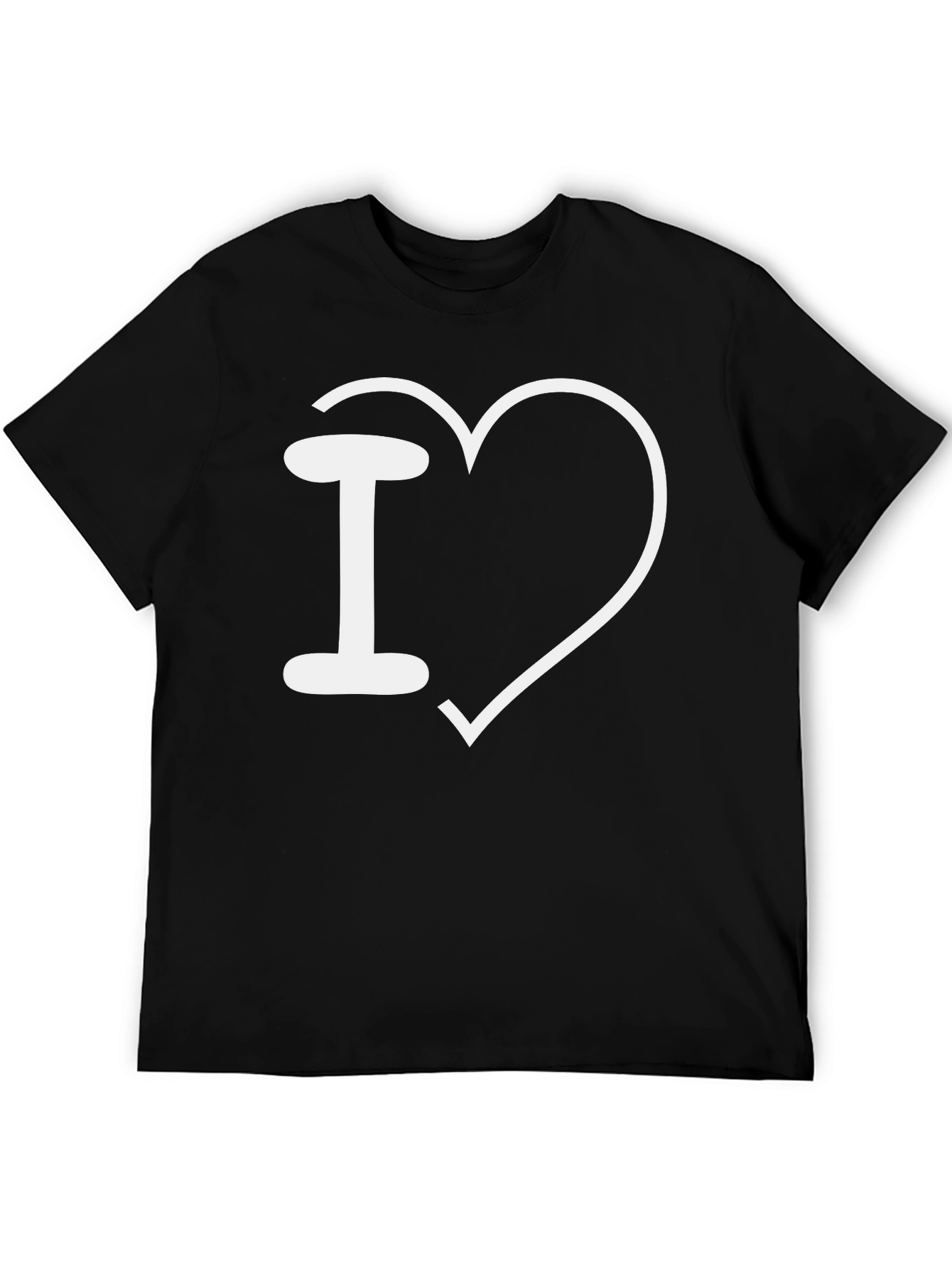 I Heart Design Black T-Shirt