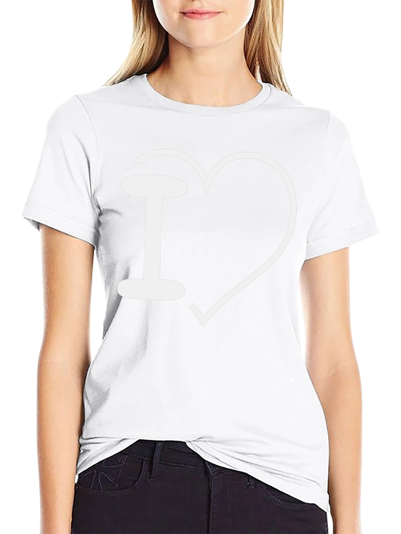 I Heart Design Black T-Shirt