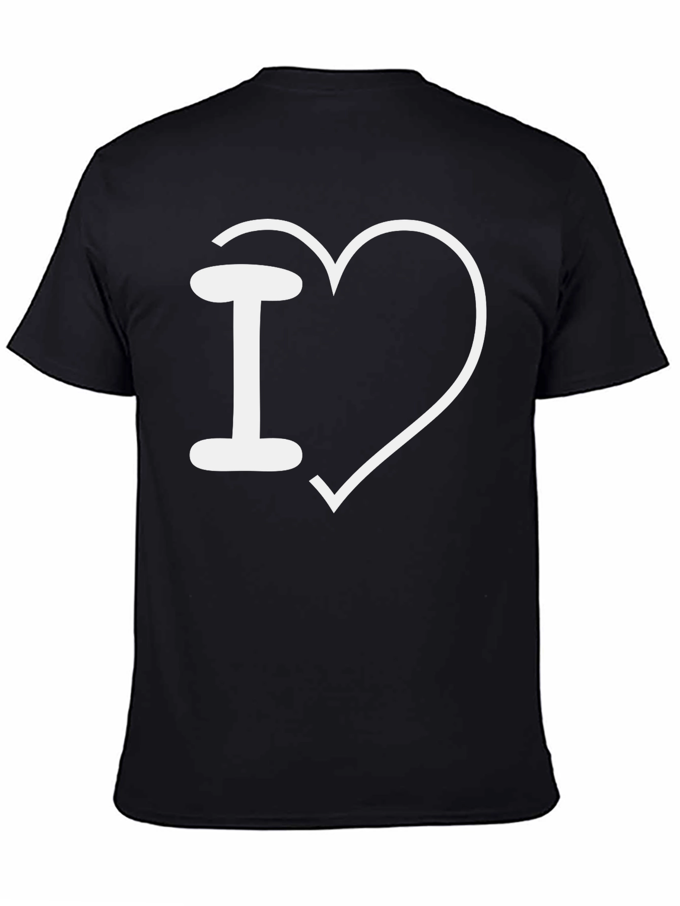 I Heart Design Black T-Shirt