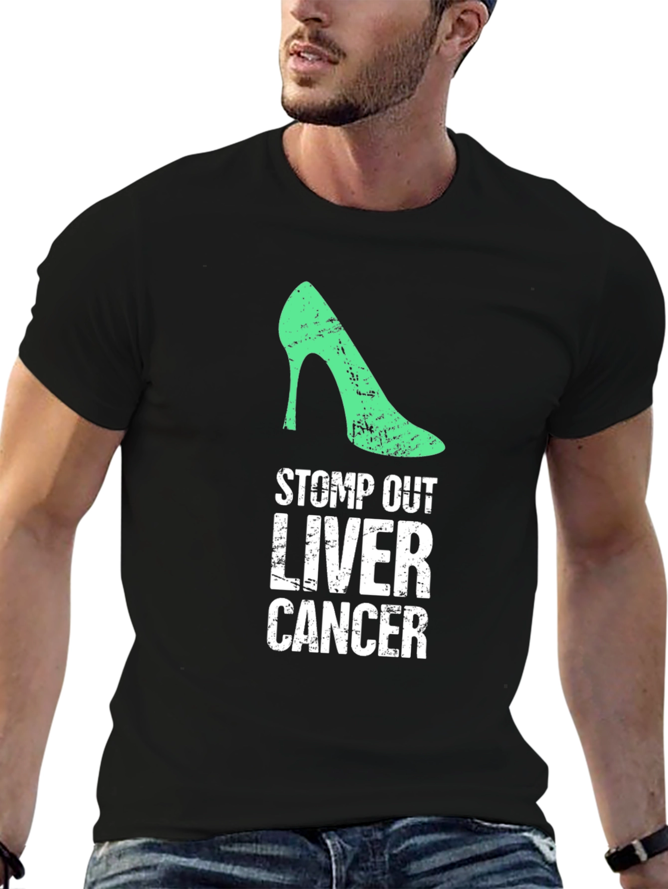 Stomp Out Liver Cancer T-Shirt