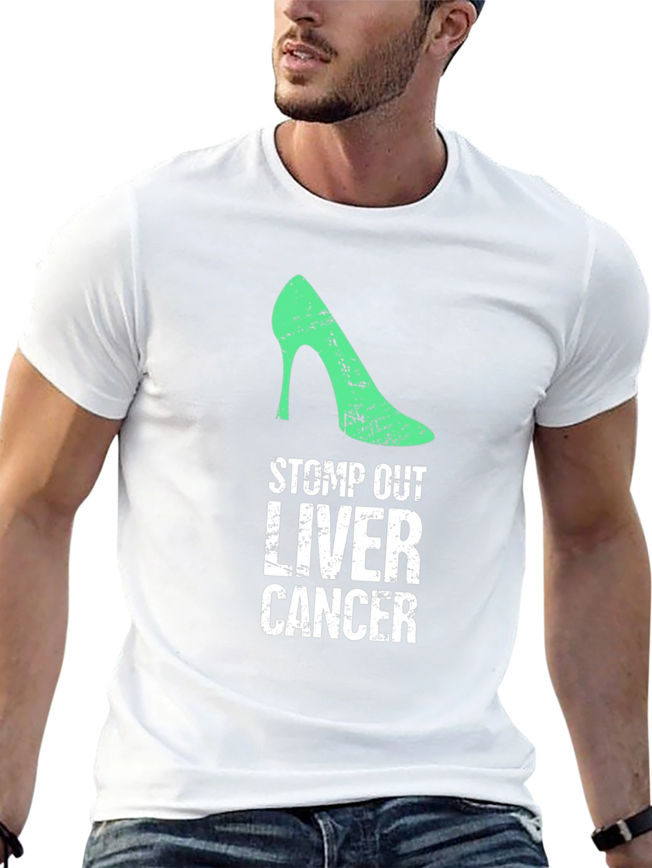 Stomp Out Liver Cancer T-Shirt