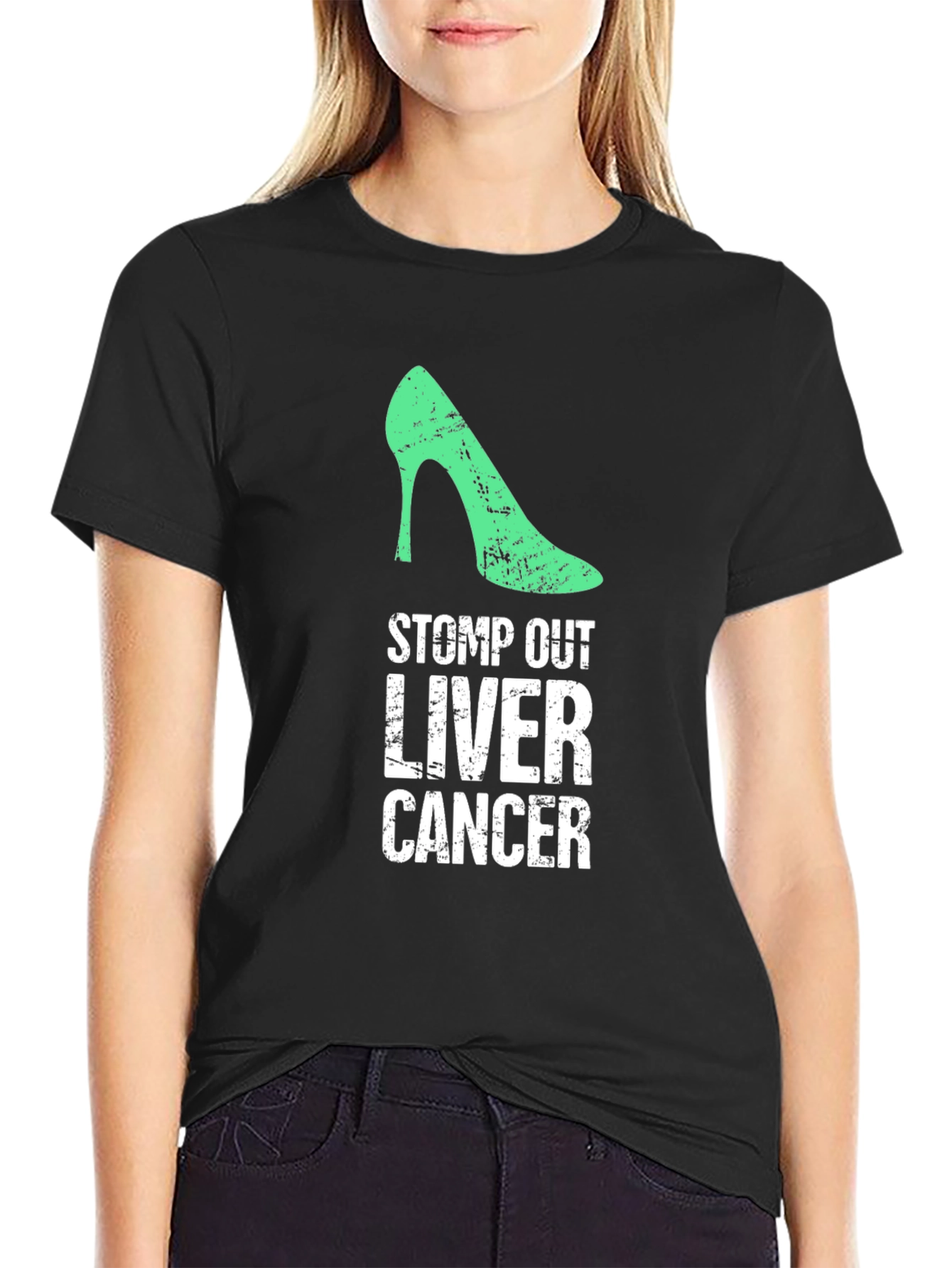 Stomp Out Liver Cancer T-Shirt