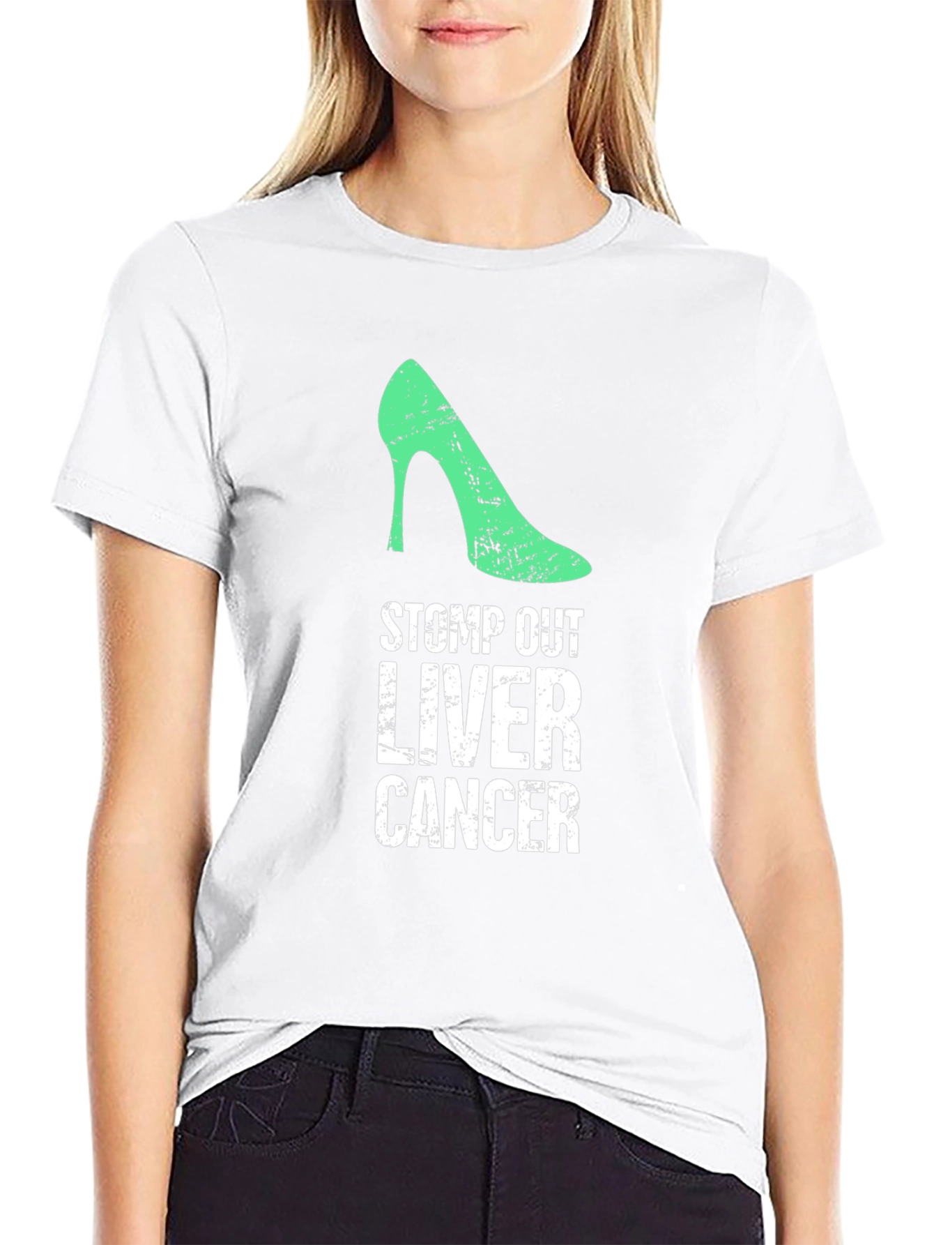 Stomp Out Liver Cancer T-Shirt