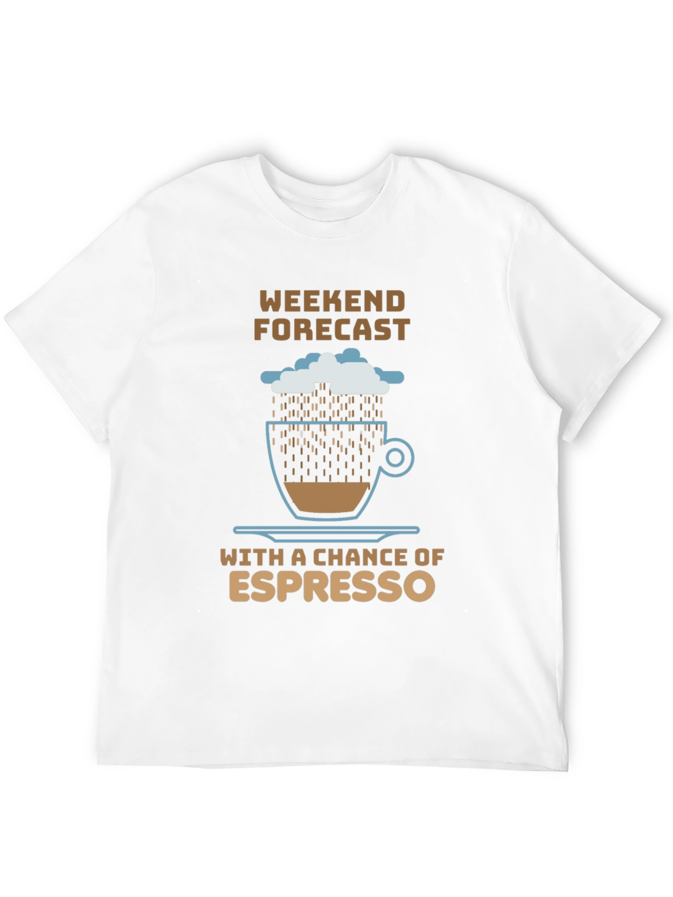 Weekend Espresso Forecast T-Shirt - Coffee Lover Tee
