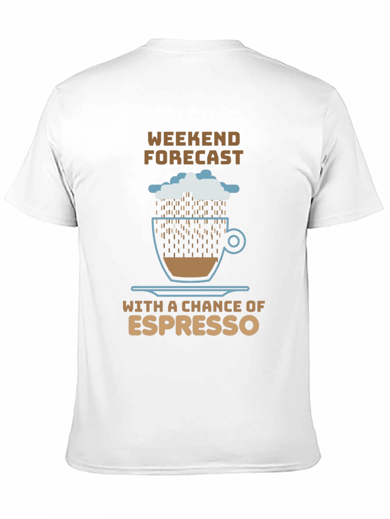 Weekend Espresso Forecast T-Shirt - Coffee Lover Tee