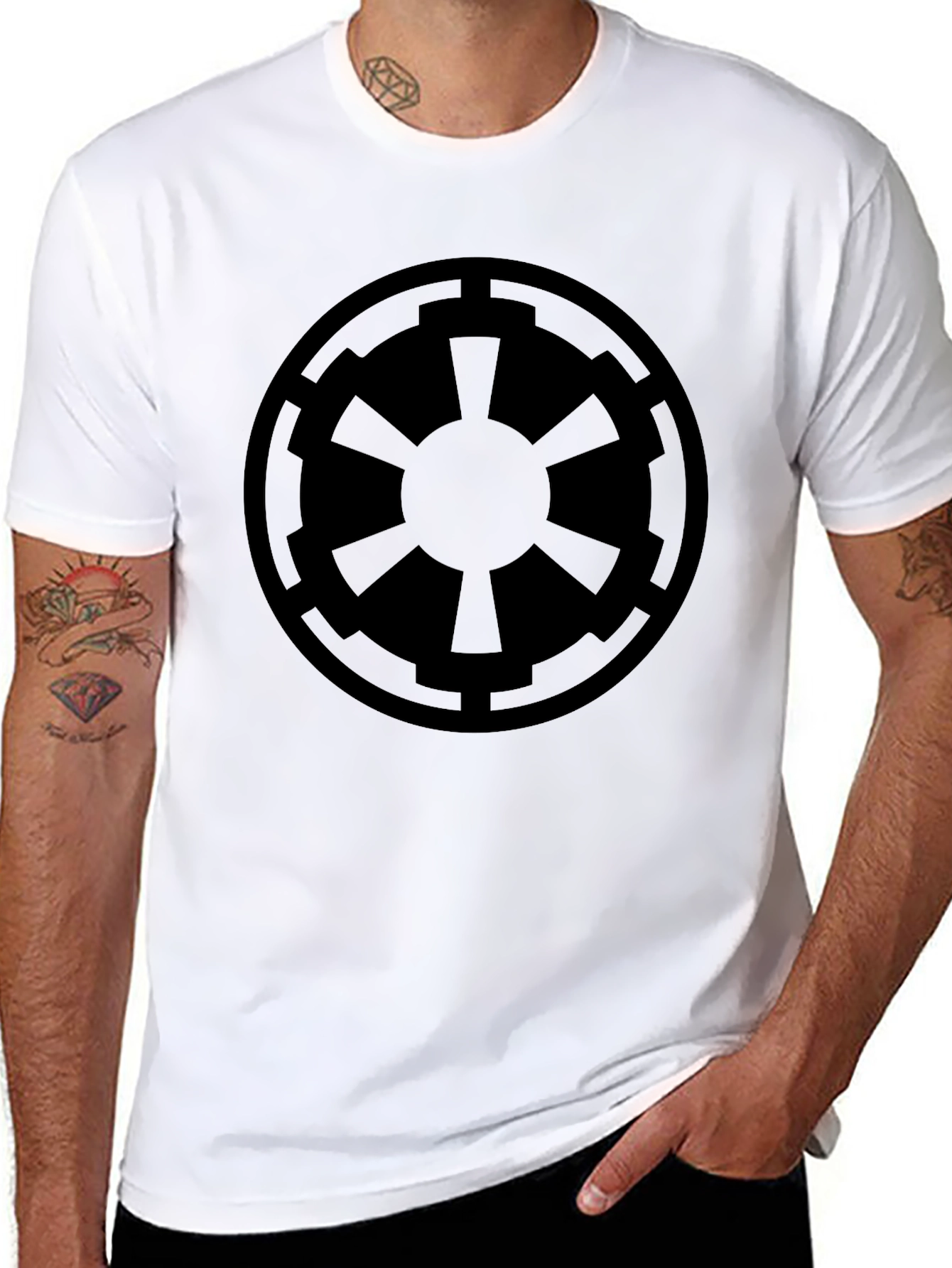 Star Wars Imperial Symbol T-Shirt - Black