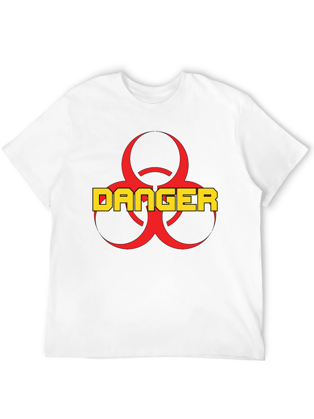 Danger Biohazard Symbol Graphic T-Shirt