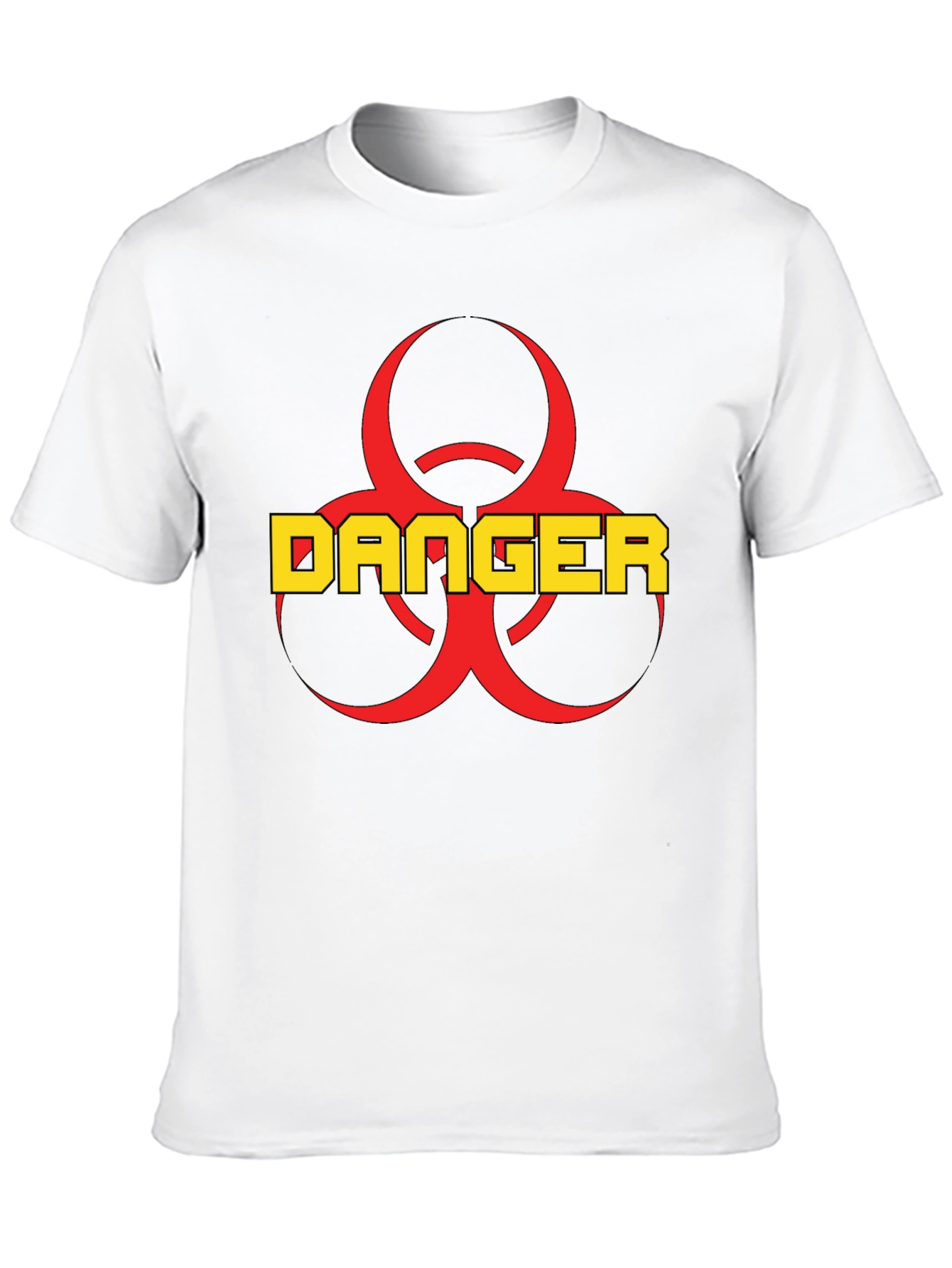 Danger Biohazard Symbol Graphic T-Shirt